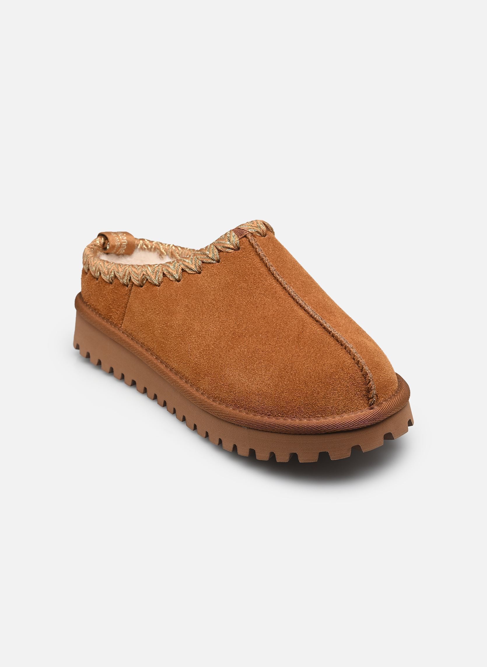 Pantoffels CHAPKA dames bruin Les Tropéziennes par M Belarbi Pantoffels CHAPKA dames bruin CAMEL