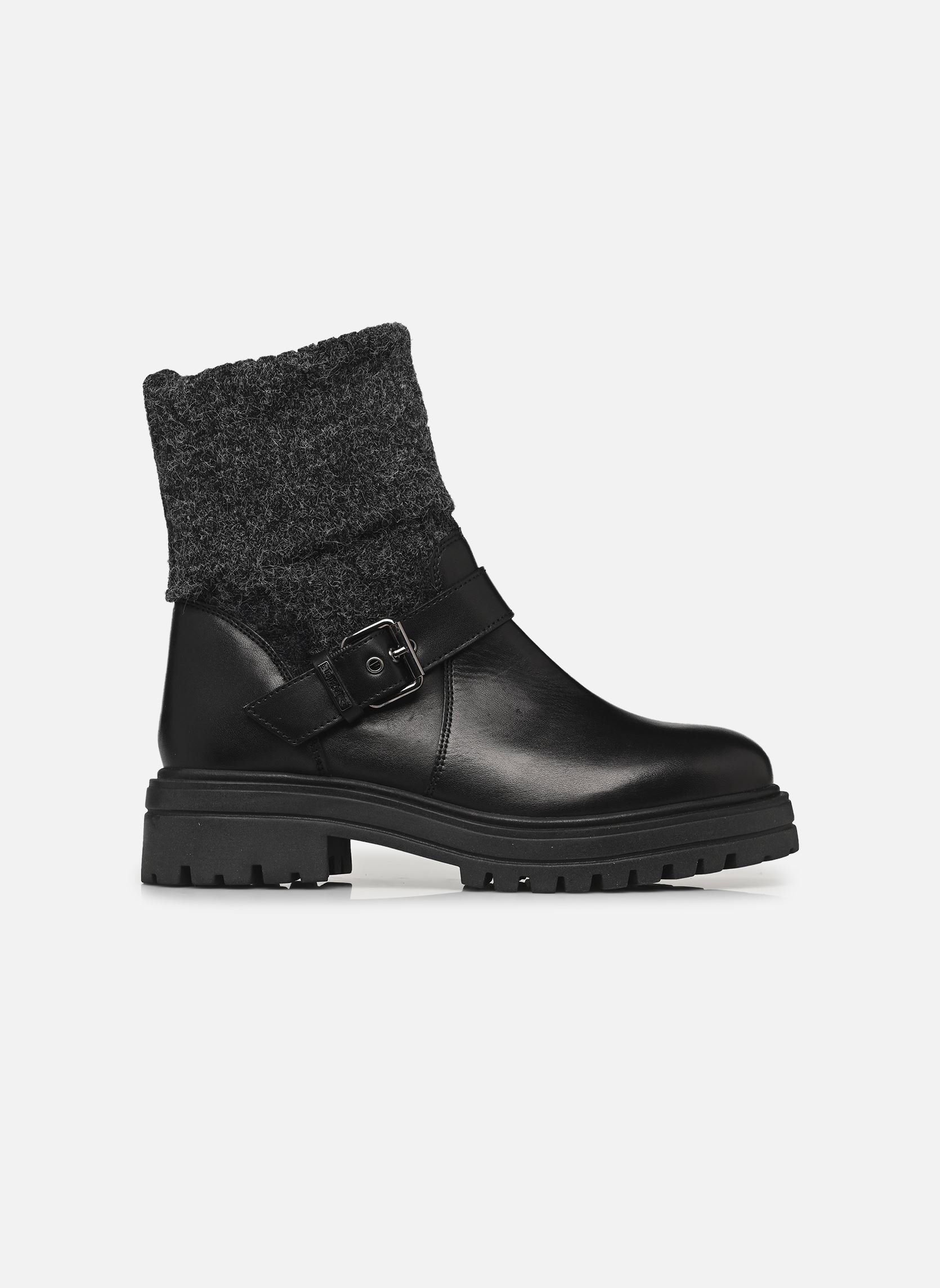 Bottines motardes ZADO femme noir Les Tropéziennes par M Belarbi Bottines motardes ZADO femme noir NOIR