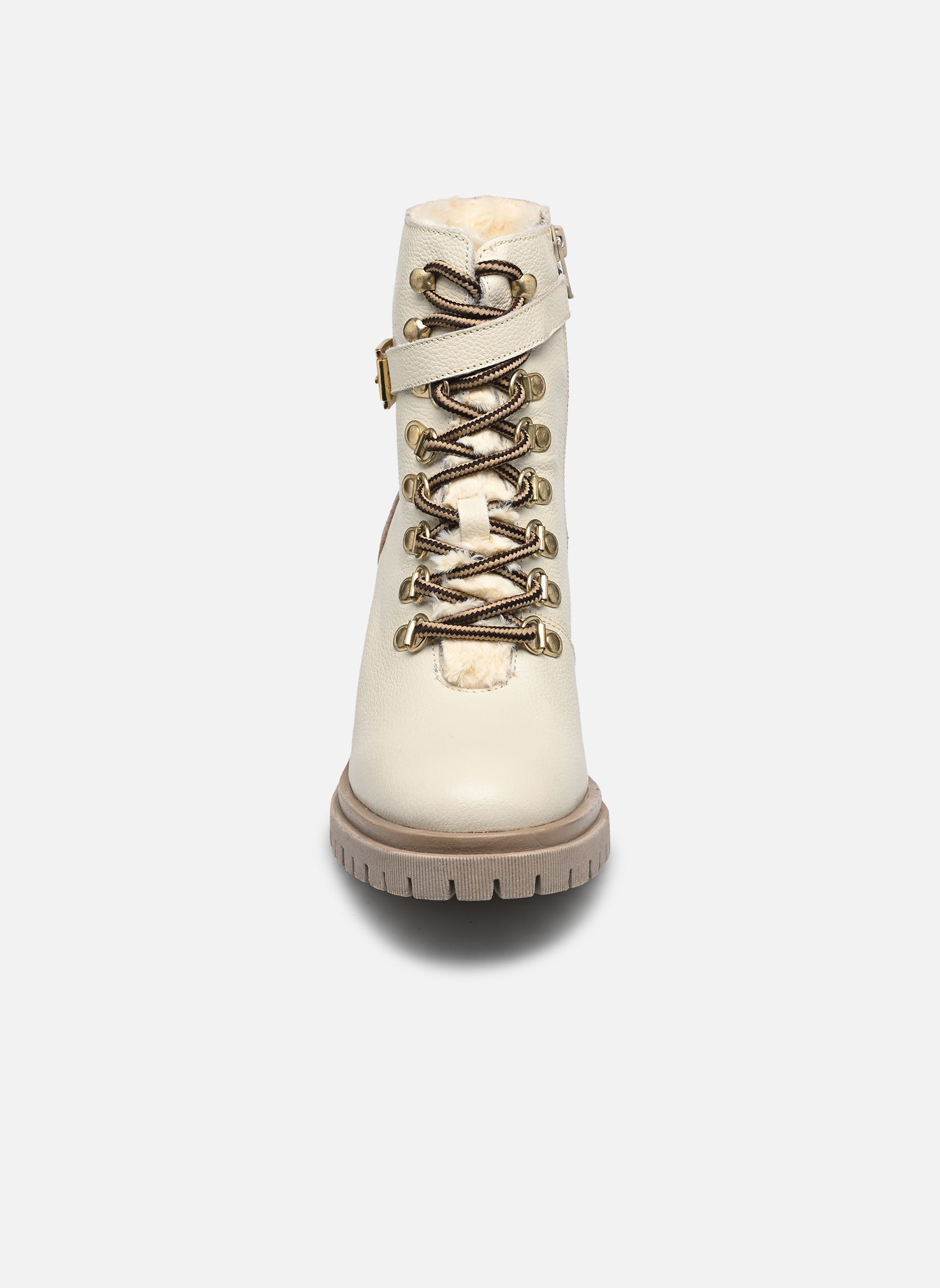 Geschnürte Stiefeletten VALENTINA damen weiß Les Tropéziennes par M Belarbi Geschnürte Stiefeletten VALENTINA damen weiß BLANC