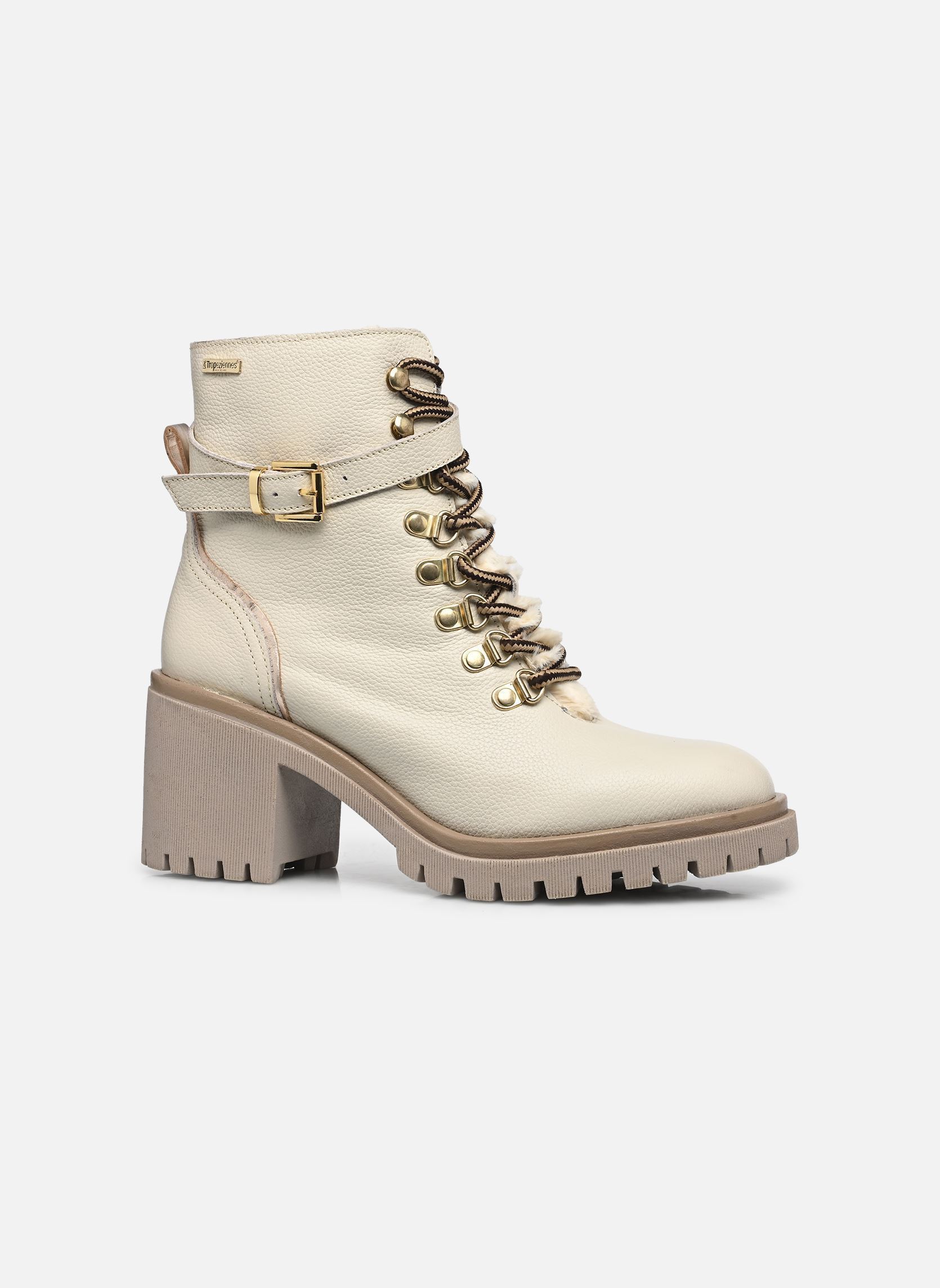 Geschnürte Stiefeletten VALENTINA damen weiß Les Tropéziennes par M Belarbi Geschnürte Stiefeletten VALENTINA damen weiß BLANC