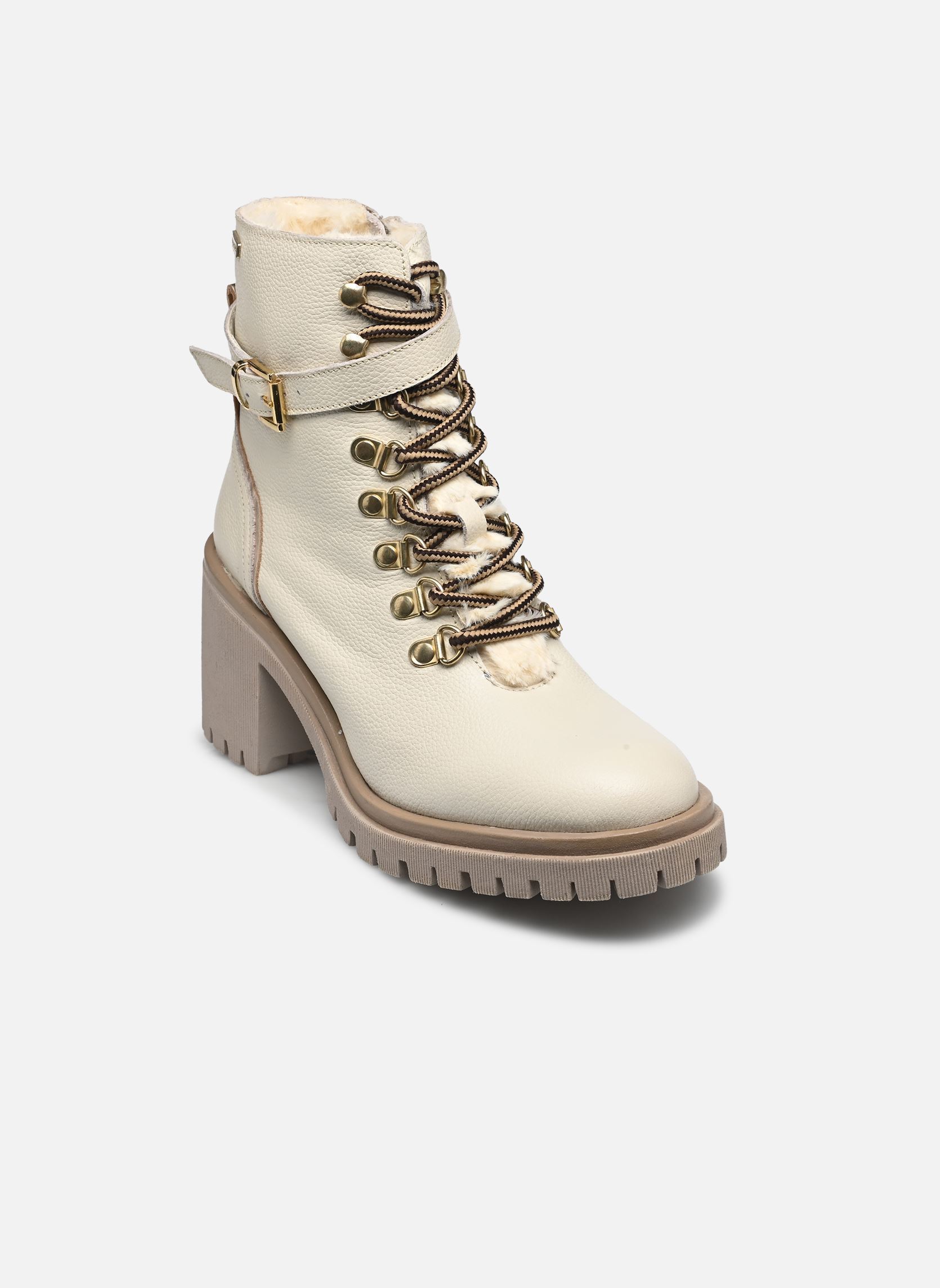 Geschnürte Stiefeletten VALENTINA damen weiß Les Tropéziennes par M Belarbi Geschnürte Stiefeletten VALENTINA damen weiß BLANC