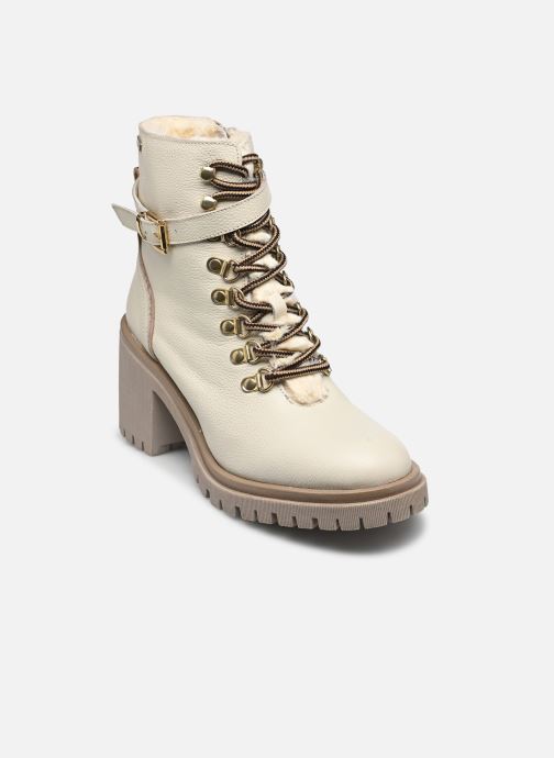 Les Tropéziennes par M Belarbi Bottines à lacets VALENTINA femme blanc