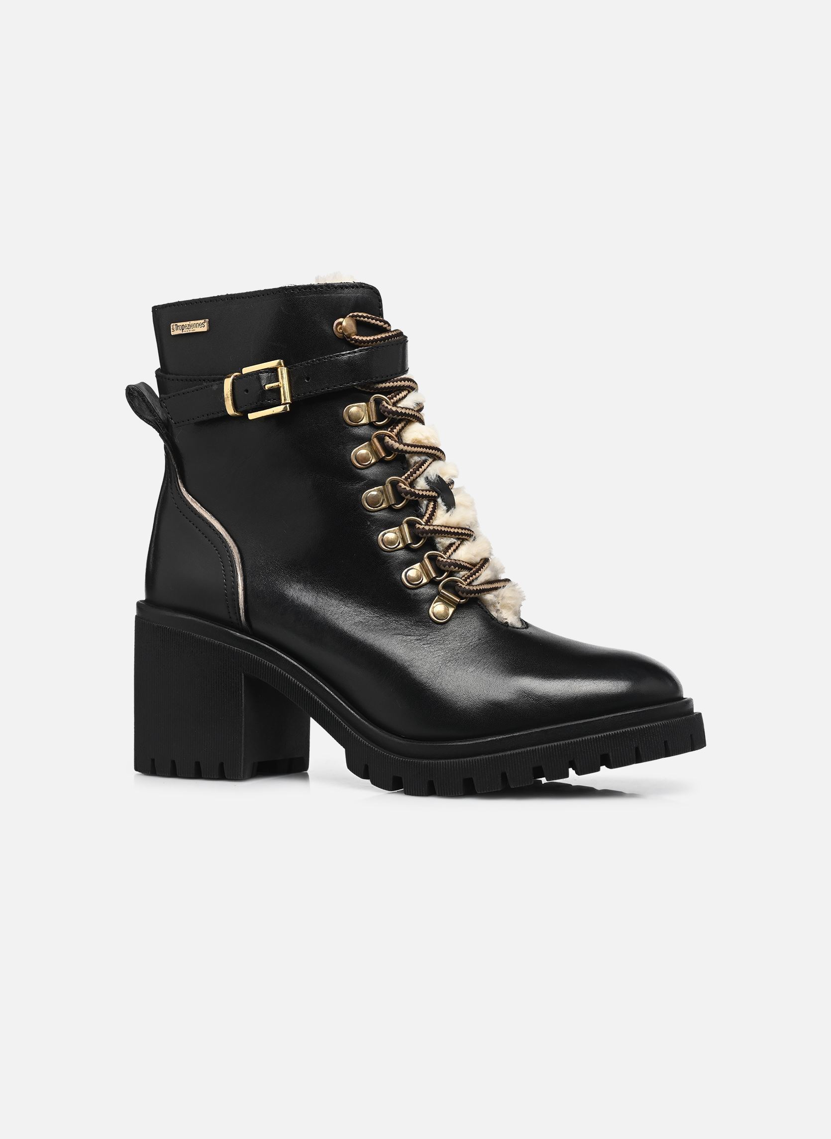 Geschnürte Stiefeletten VALENTINA damen schwarz Les Tropéziennes par M Belarbi Geschnürte Stiefeletten VALENTINA damen schwarz NOIR
