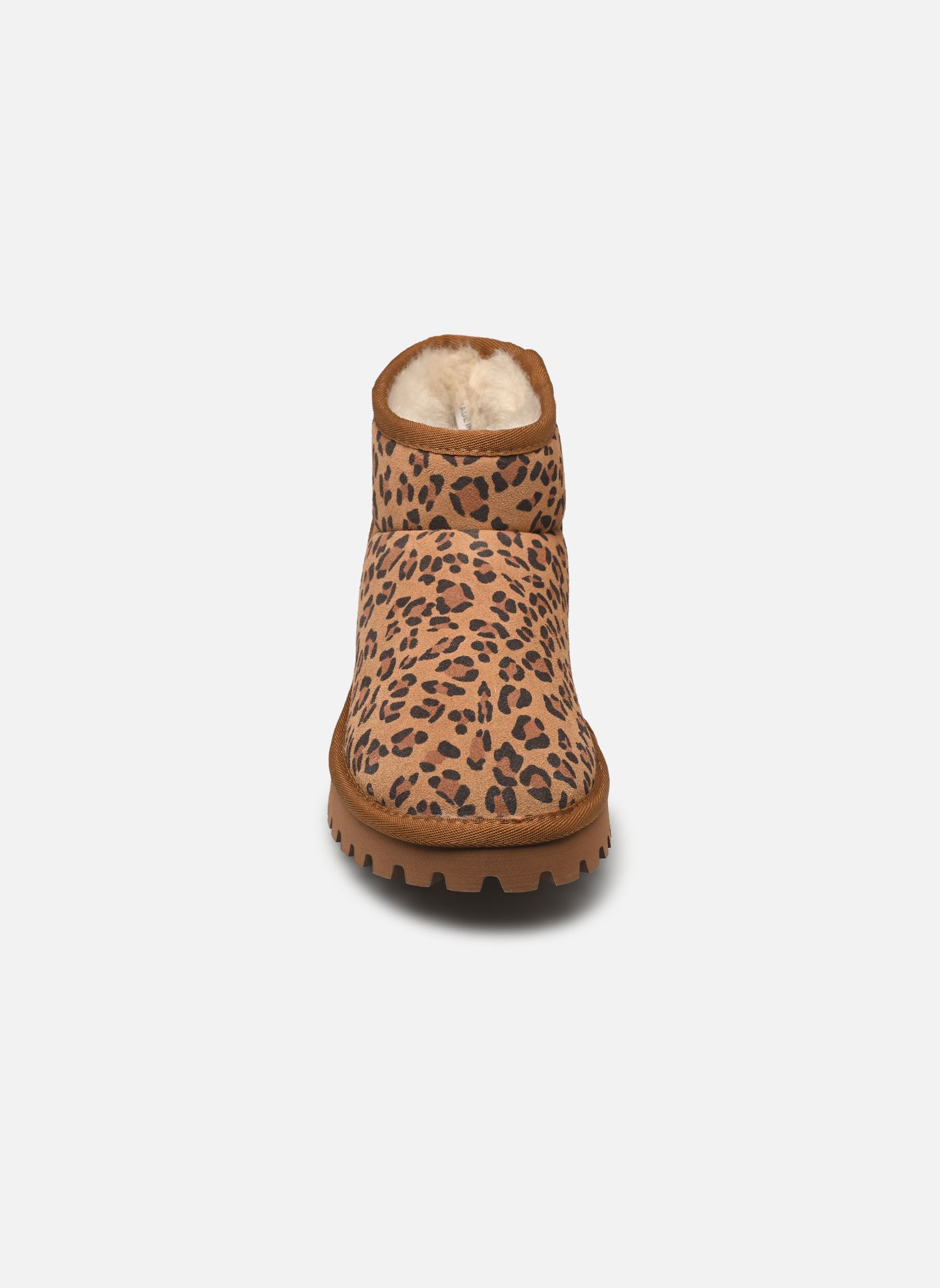Gevoerde enkellaarsjes CHAKIRPO dames bruin Les Tropéziennes par M Belarbi Gevoerde enkellaarsjes CHAKIRPO dames bruin CAMEL LEOPARD
