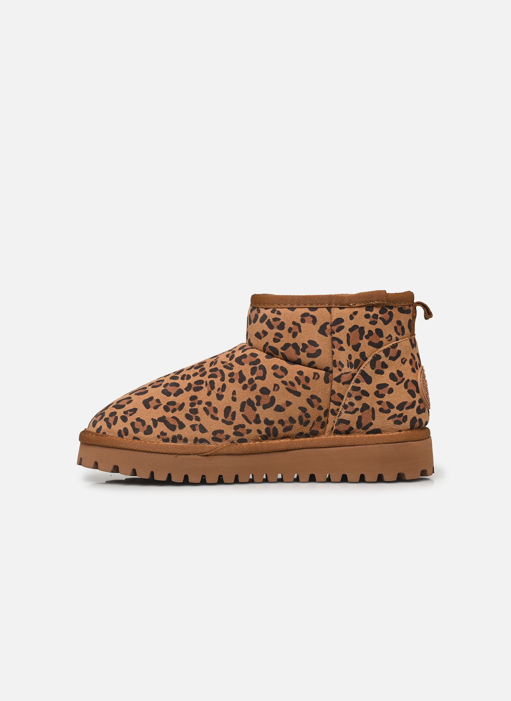 Gevoerde enkellaarsjes CHAKIRPO dames bruin Les Tropéziennes par M Belarbi Gevoerde enkellaarsjes CHAKIRPO dames bruin CAMEL LEOPARD