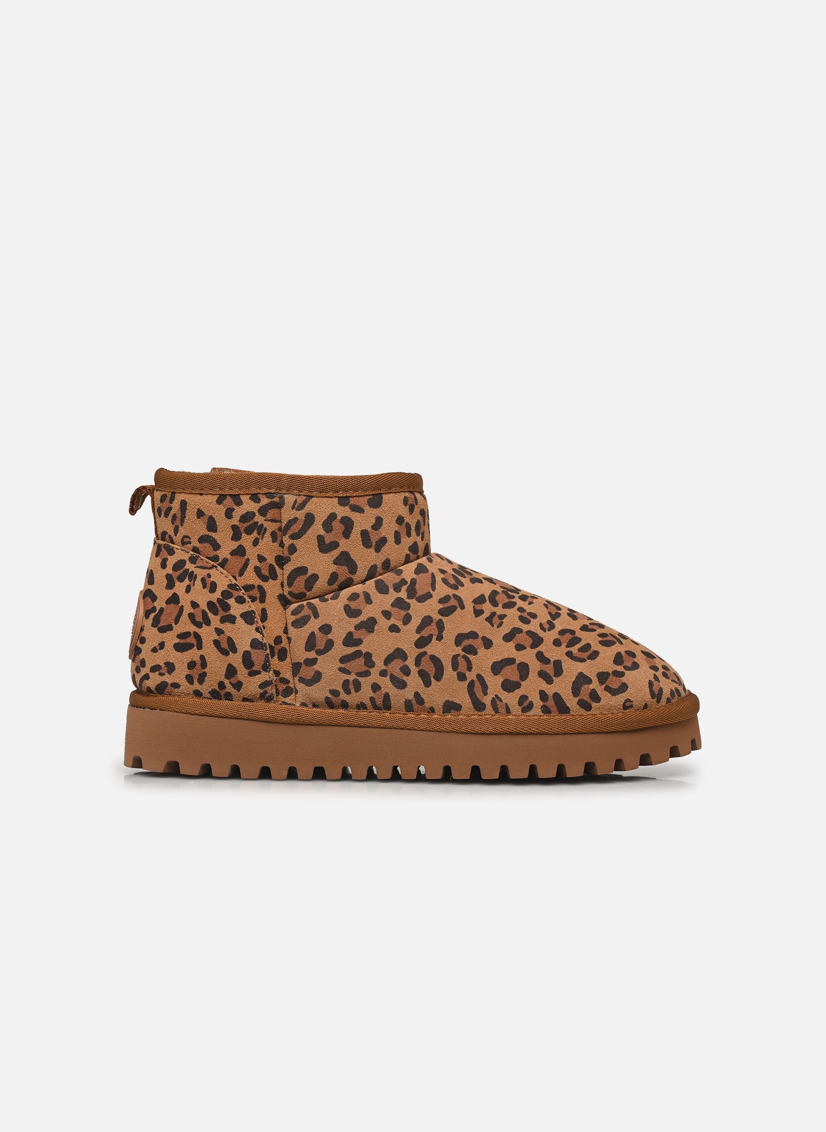 Gevoerde enkellaarsjes CHAKIRPO dames bruin Les Tropéziennes par M Belarbi Gevoerde enkellaarsjes CHAKIRPO dames bruin CAMEL LEOPARD