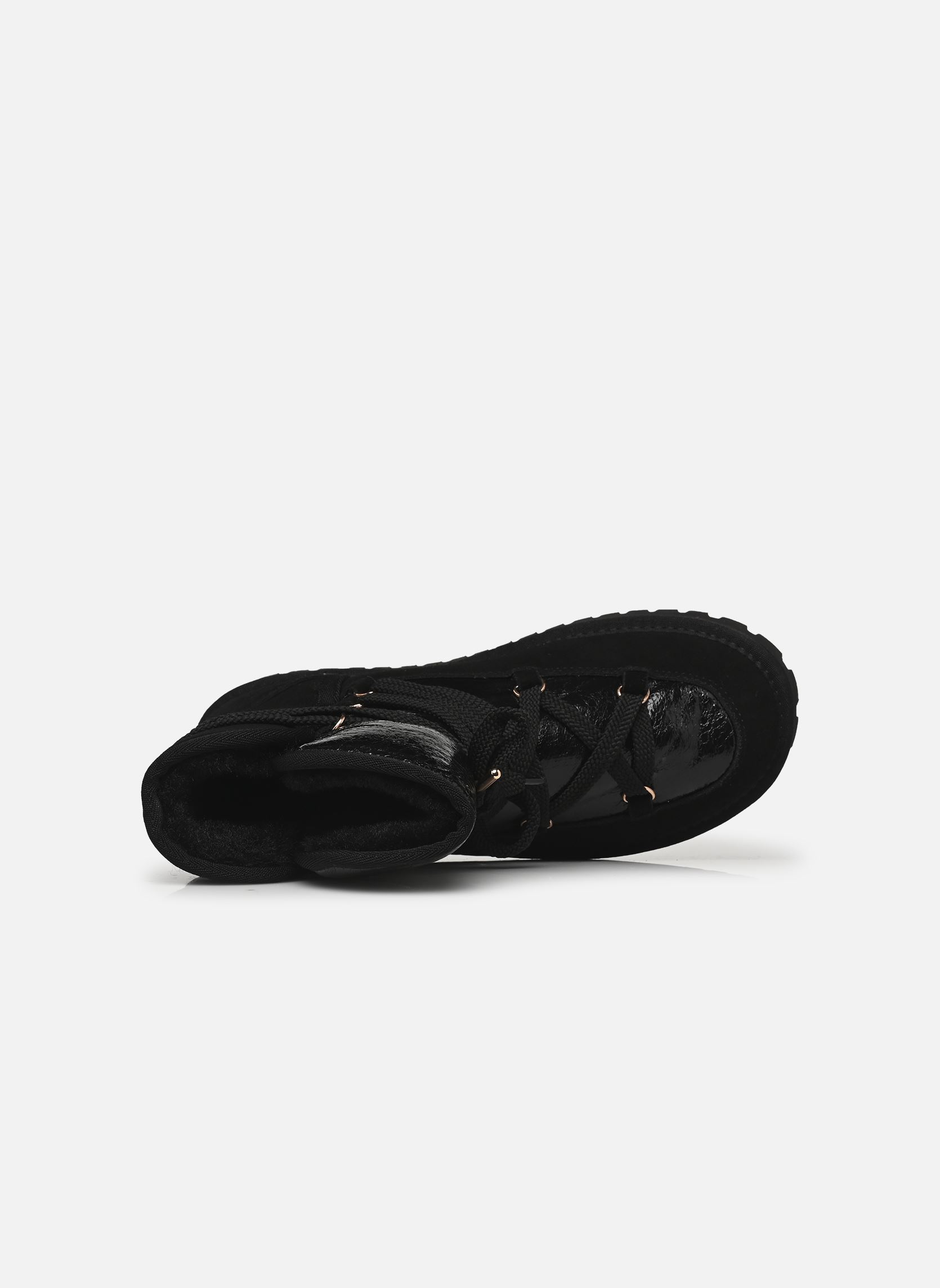 Bottines fourrées CHALEY femme noir Les Tropéziennes par M Belarbi Bottines fourrées CHALEY femme noir NOIR BRILLANT