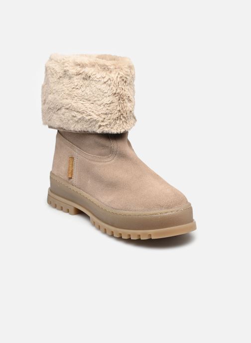 Les Tropéziennes par M Belarbi Bottines fourrées VELVET femme beige