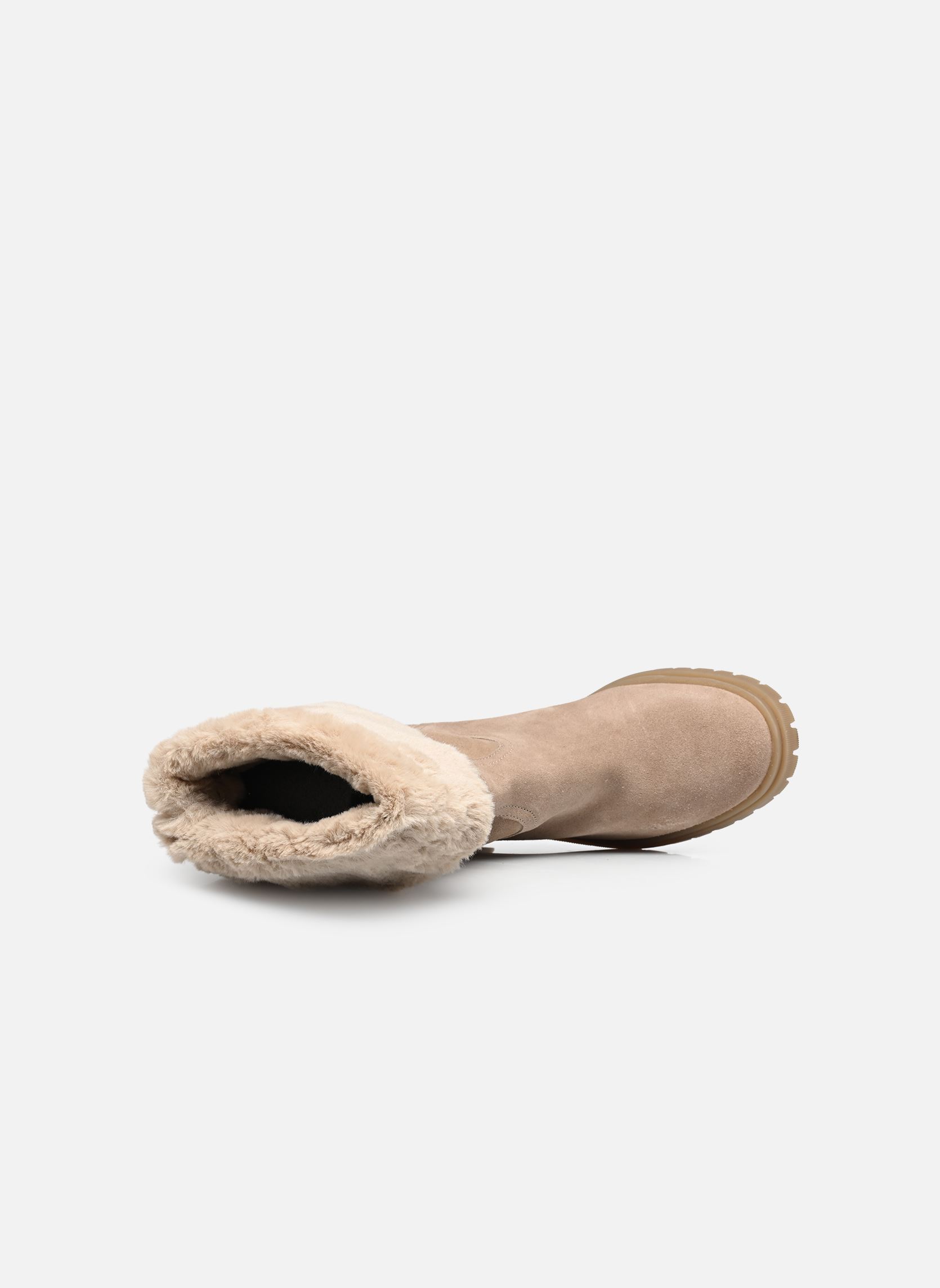 Bottines fourrées VELVIA femme beige Les Tropéziennes par M Belarbi Bottines fourrées VELVIA femme beige SABLE
