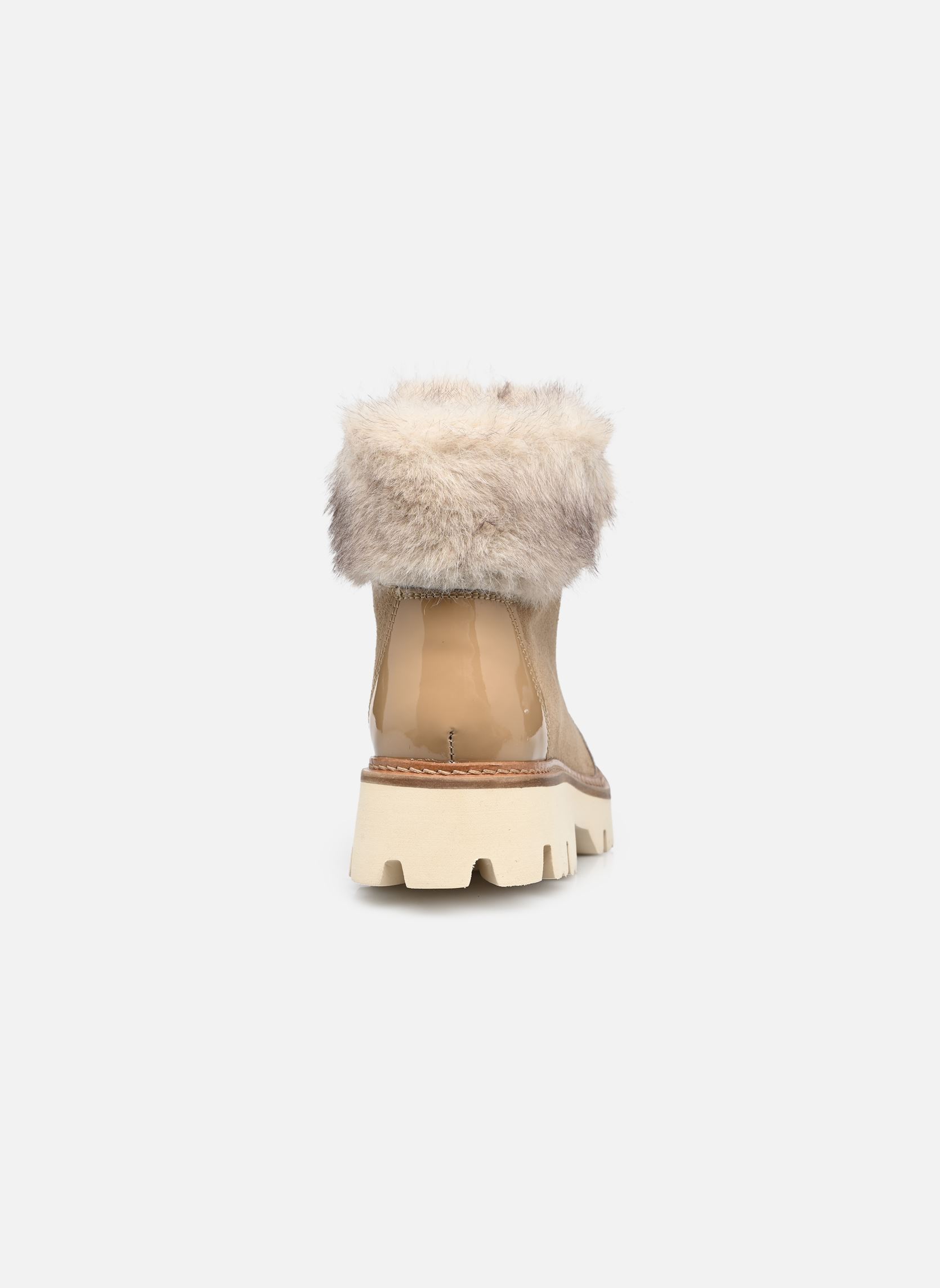 Bottines à lacets ZAMY femme beige Les Tropéziennes par M Belarbi Bottines à lacets ZAMY femme beige SABLE
