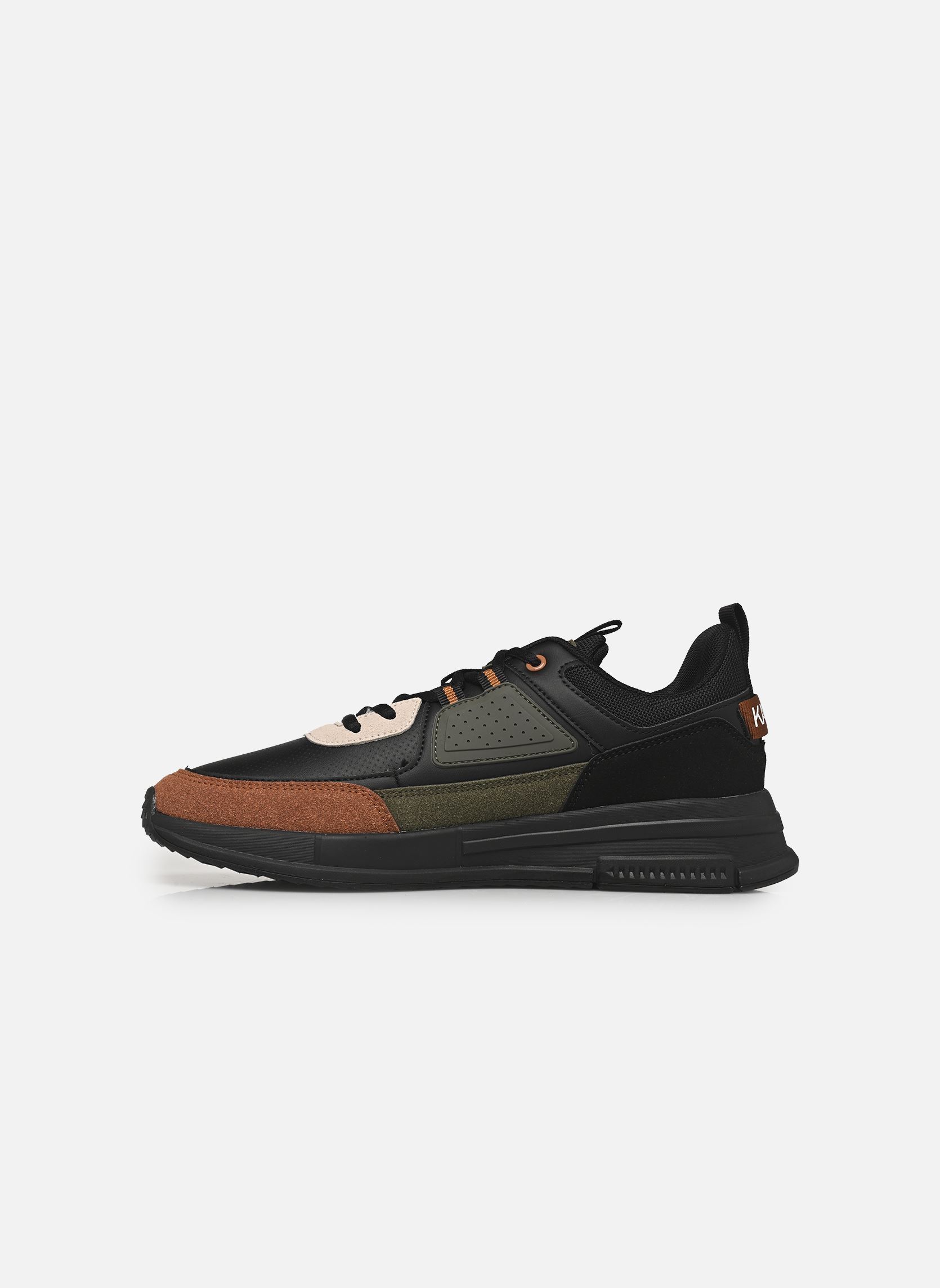 Baskets Dolpy homme noir Kaporal Baskets Dolpy homme noir NOIR-KAKI-MARRO