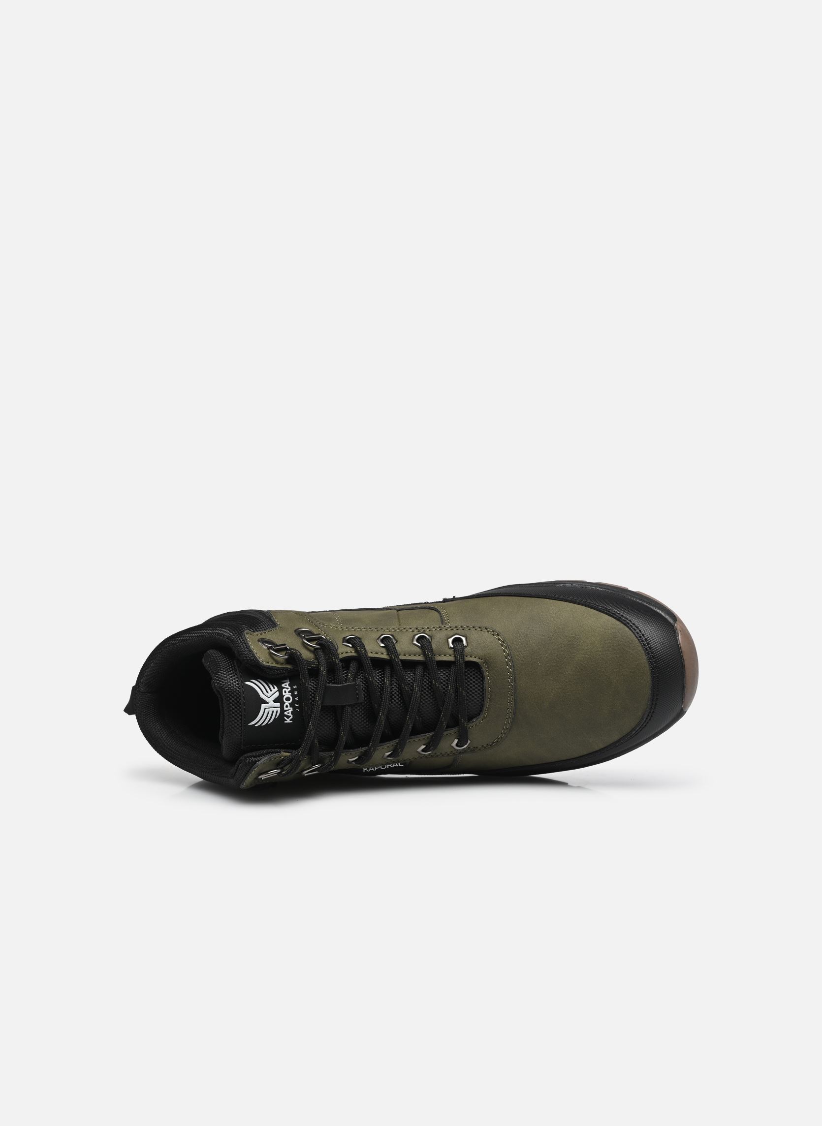 Baskets montantes Bazane homme vert Kaporal Baskets montantes Bazane homme vert KAKI-NOIR