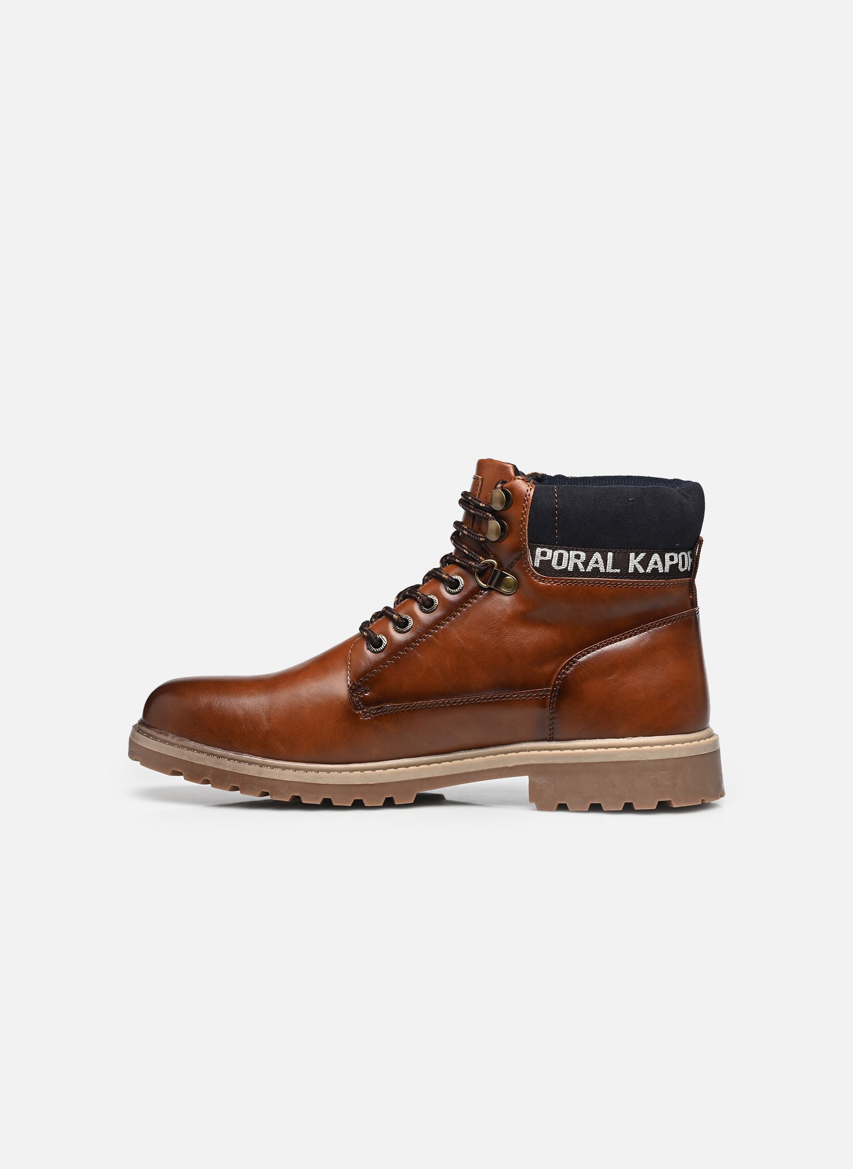 Geschnürte Stiefeletten Fiko herren braun Kaporal Geschnürte Stiefeletten Fiko herren braun TAN