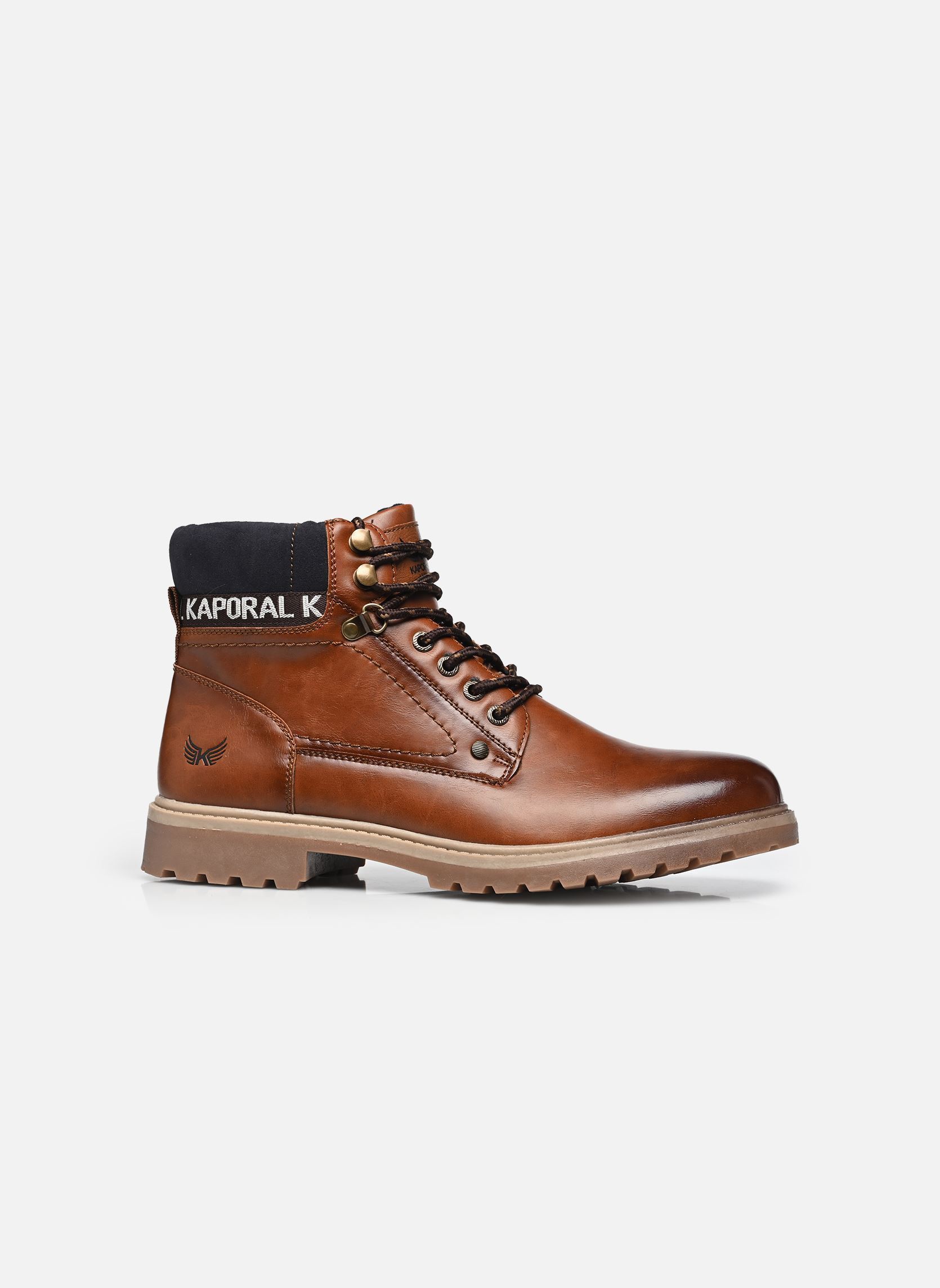 Geschnürte Stiefeletten Fiko herren braun Kaporal Geschnürte Stiefeletten Fiko herren braun TAN