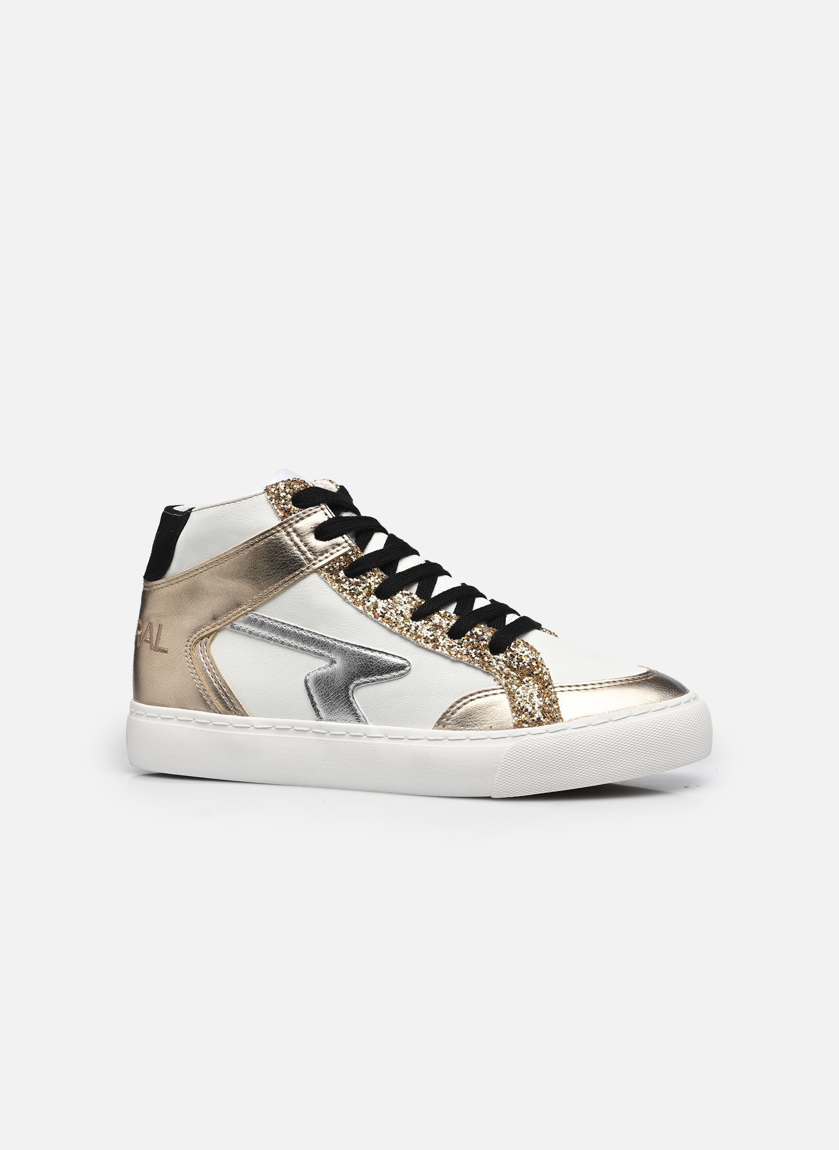 Baskets Shine femme blanc Kaporal Baskets Shine femme blanc BLANC-OR