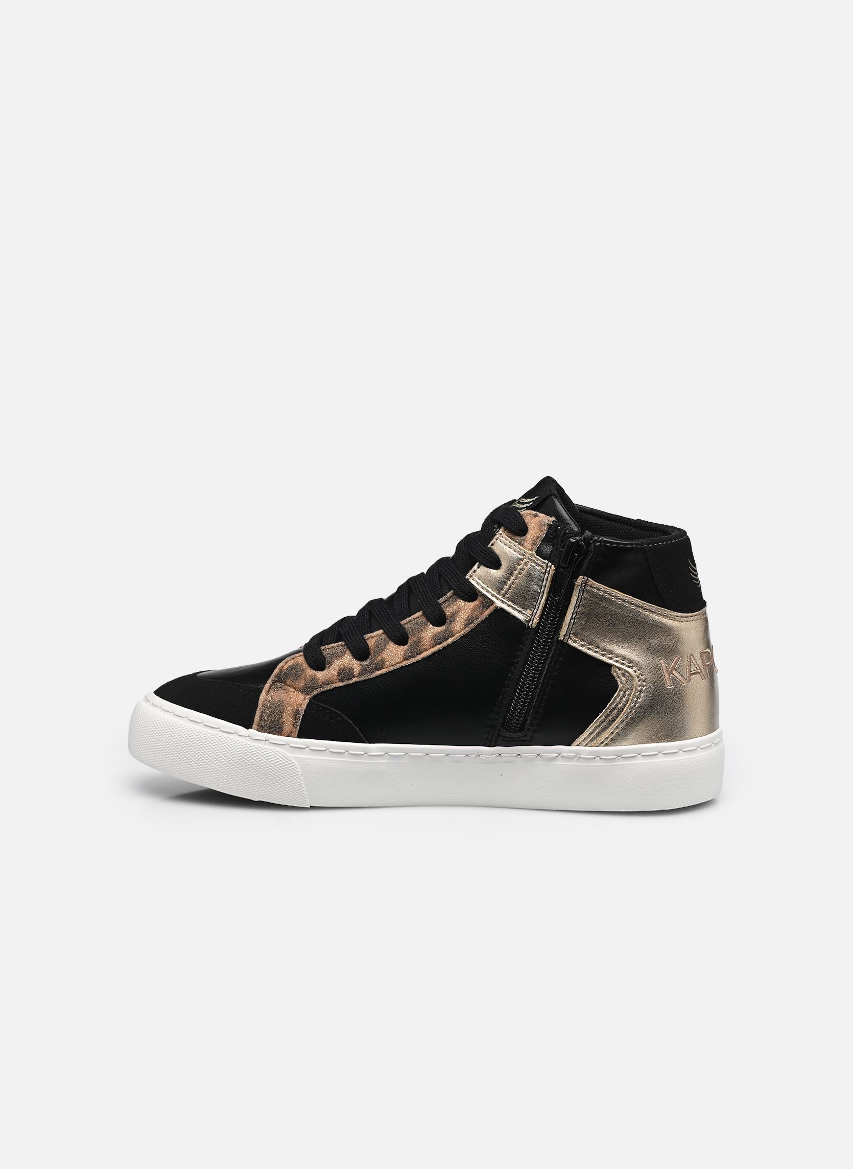 Baskets Shine femme noir Kaporal Baskets Shine femme noir NOIR-OR