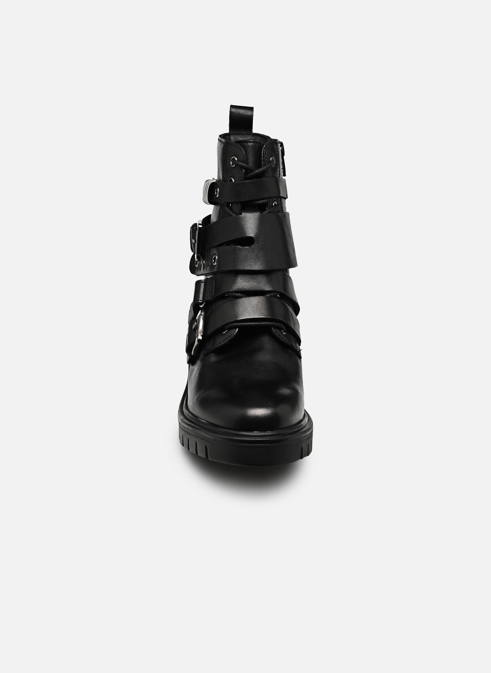 Geschnürte Stiefeletten Zeloe damen schwarz Kaporal Geschnürte Stiefeletten Zeloe damen schwarz NOIR