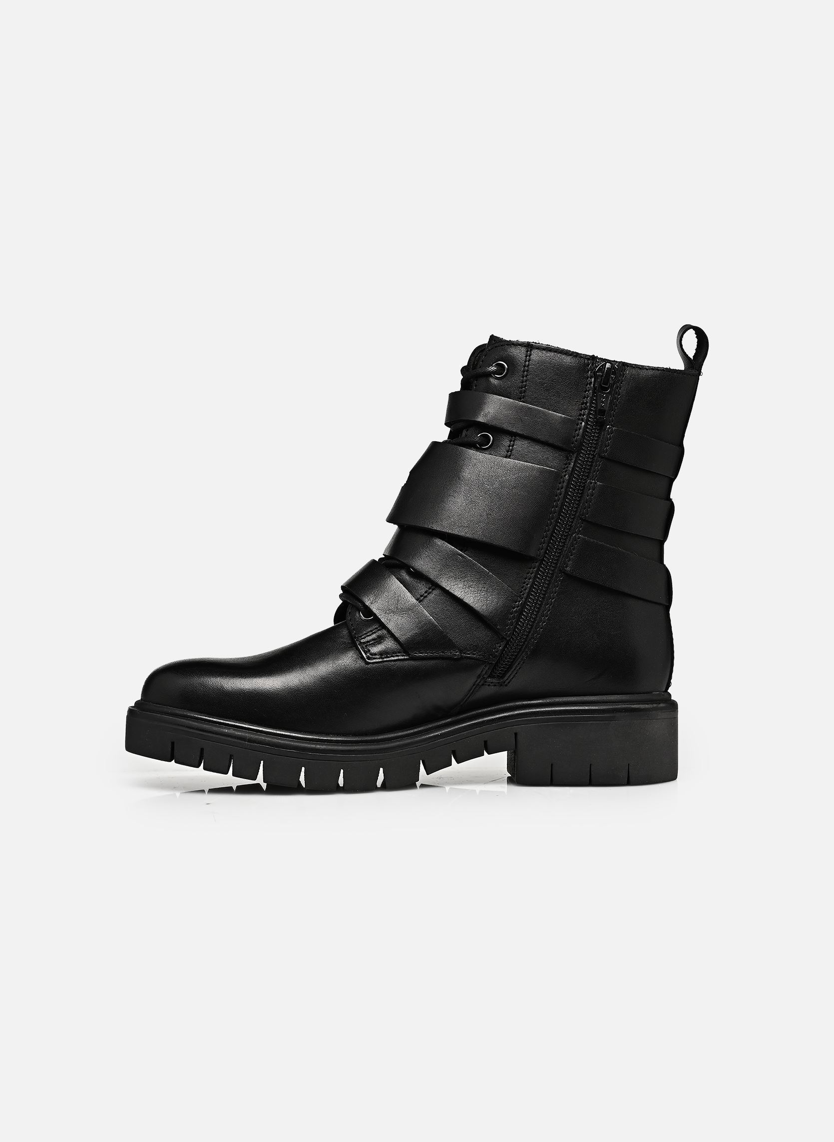 Geschnürte Stiefeletten Zeloe damen schwarz Kaporal Geschnürte Stiefeletten Zeloe damen schwarz NOIR