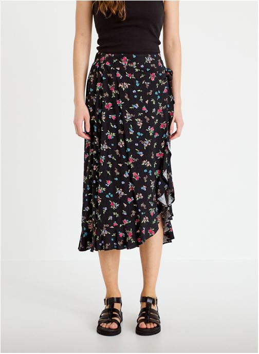 Cache Cache Jupes mi-longues JULONARTY femme noir