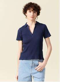 Tee-shirts T-shirts manches courtes - VINTAGECOUF femme bleu Bonobo Tee-shirts T-shirts manches courtes - VINTAGECOUF femme bleu Bleu marine