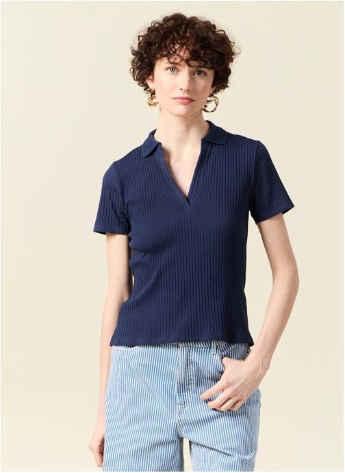 Bonobo Tee-shirts T-shirts manches courtes - VINTAGECOUF femme bleu