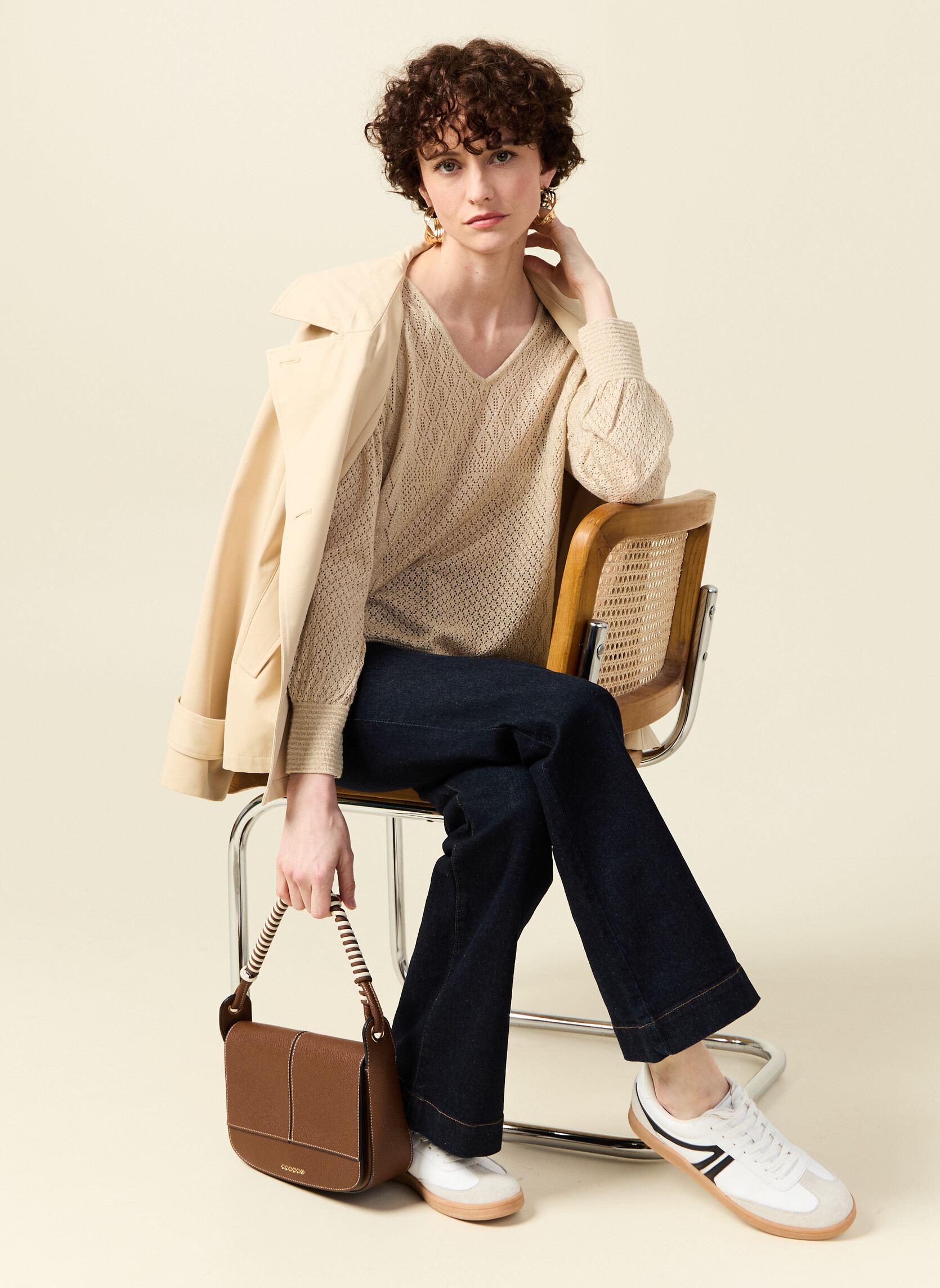 Pulls Pulls basiques - AJOUBALONF femme beige Bonobo Pulls Pulls basiques - AJOUBALONF femme beige Beige