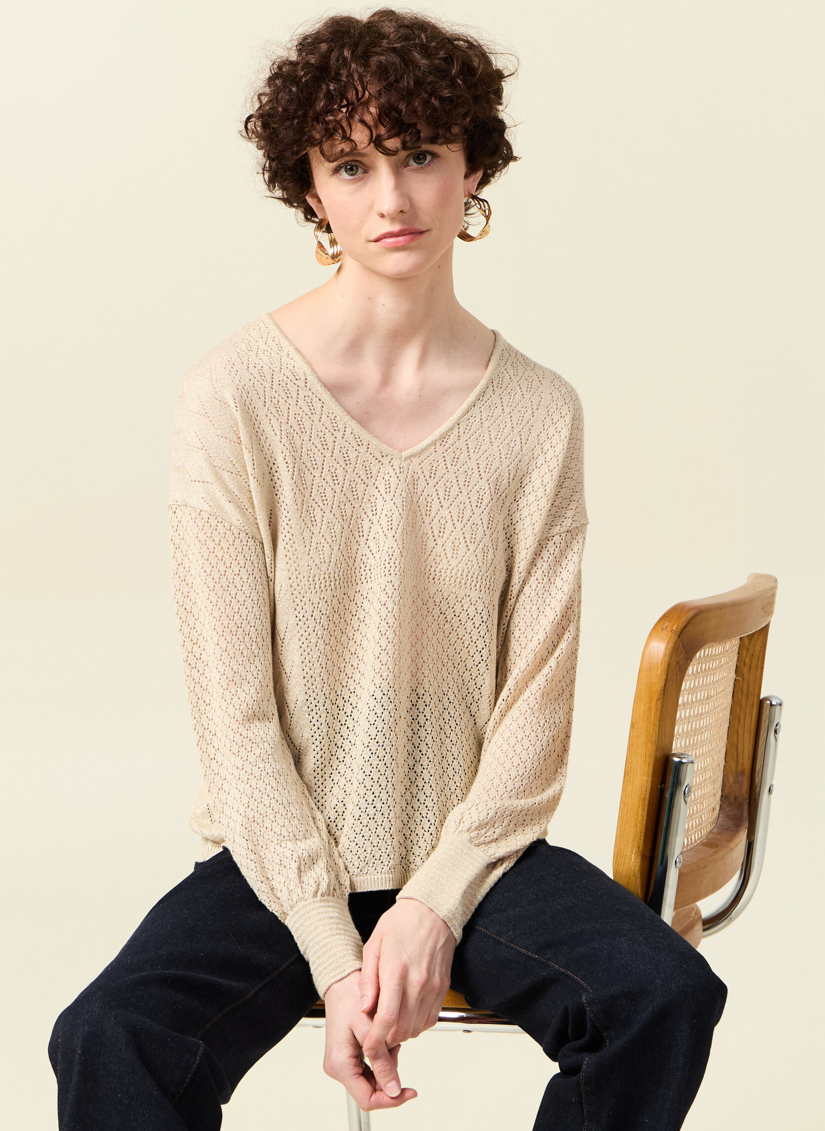 Pulls Pulls basiques - AJOUBALONF femme beige Bonobo Pulls Pulls basiques - AJOUBALONF femme beige Beige