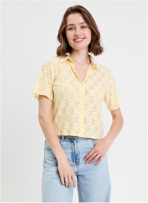 Cache Cache Chemises KCHEMFLO femme jaune