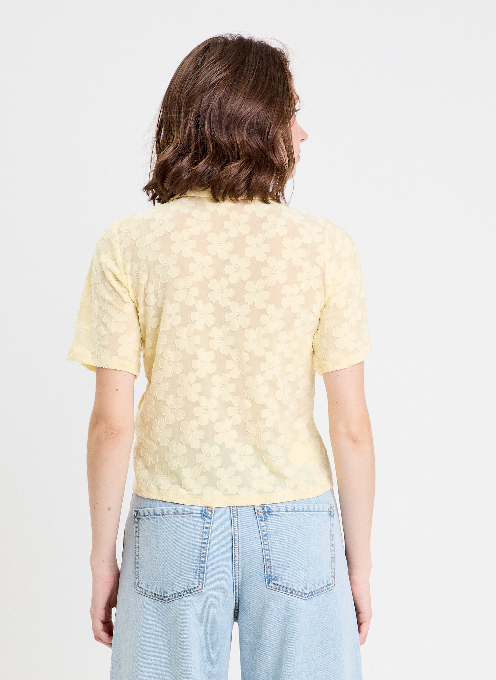 Chemises KCHEMFLO femme jaune Cache Cache Chemises KCHEMFLO femme jaune Jaune