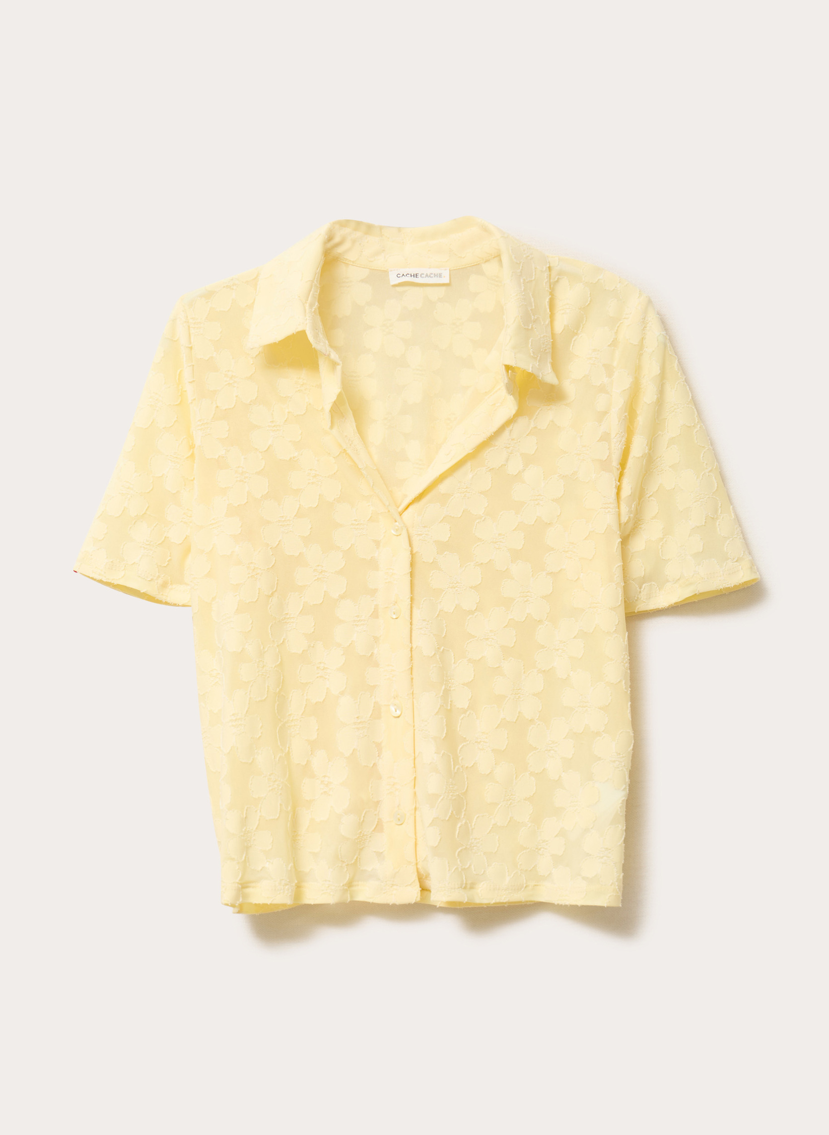 Chemises KCHEMFLO femme jaune Cache Cache Chemises KCHEMFLO femme jaune Jaune