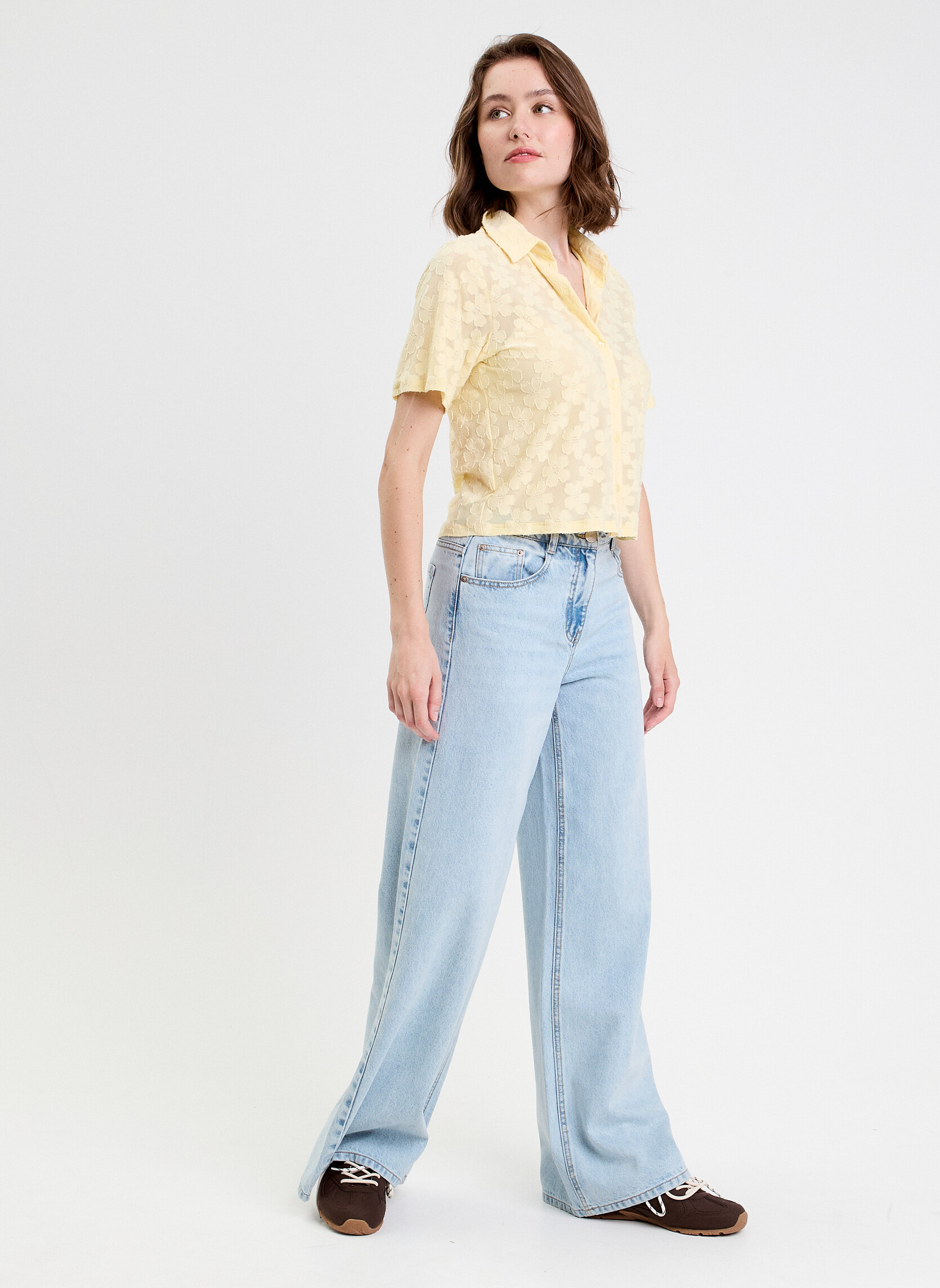 Chemises KCHEMFLO femme jaune Cache Cache Chemises KCHEMFLO femme jaune Jaune
