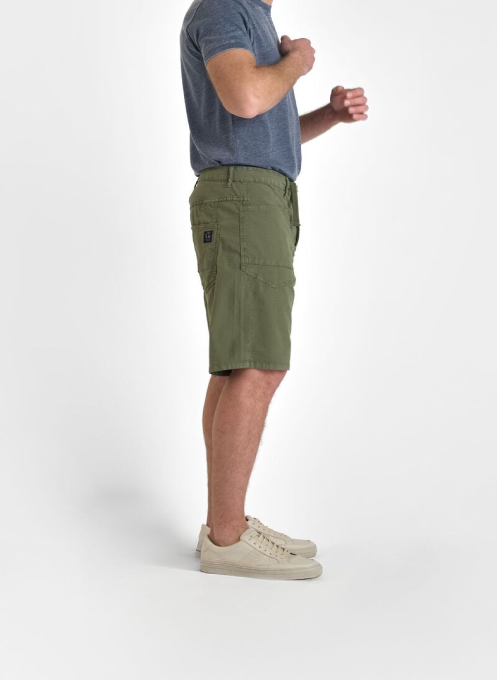 Bermudas Bermuda short HOBI Khaki homme vert Le temps des cerises Bermudas Bermuda short HOBI Khaki homme vert Kaki