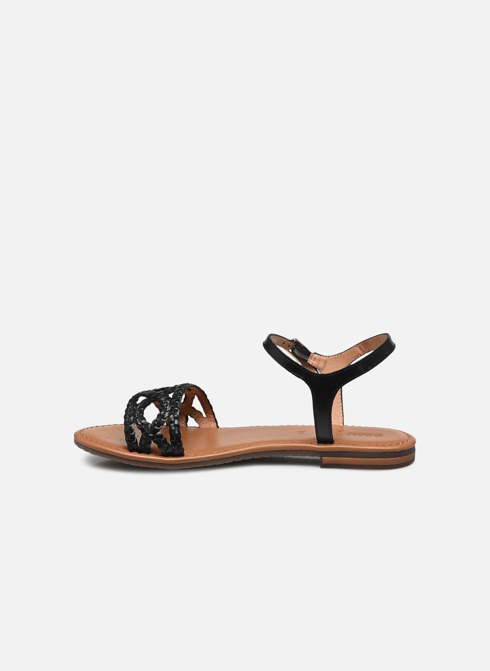 Sandales plates D SOZY S 1 femme noir Geox Sandales plates D SOZY S 1 femme noir Noir