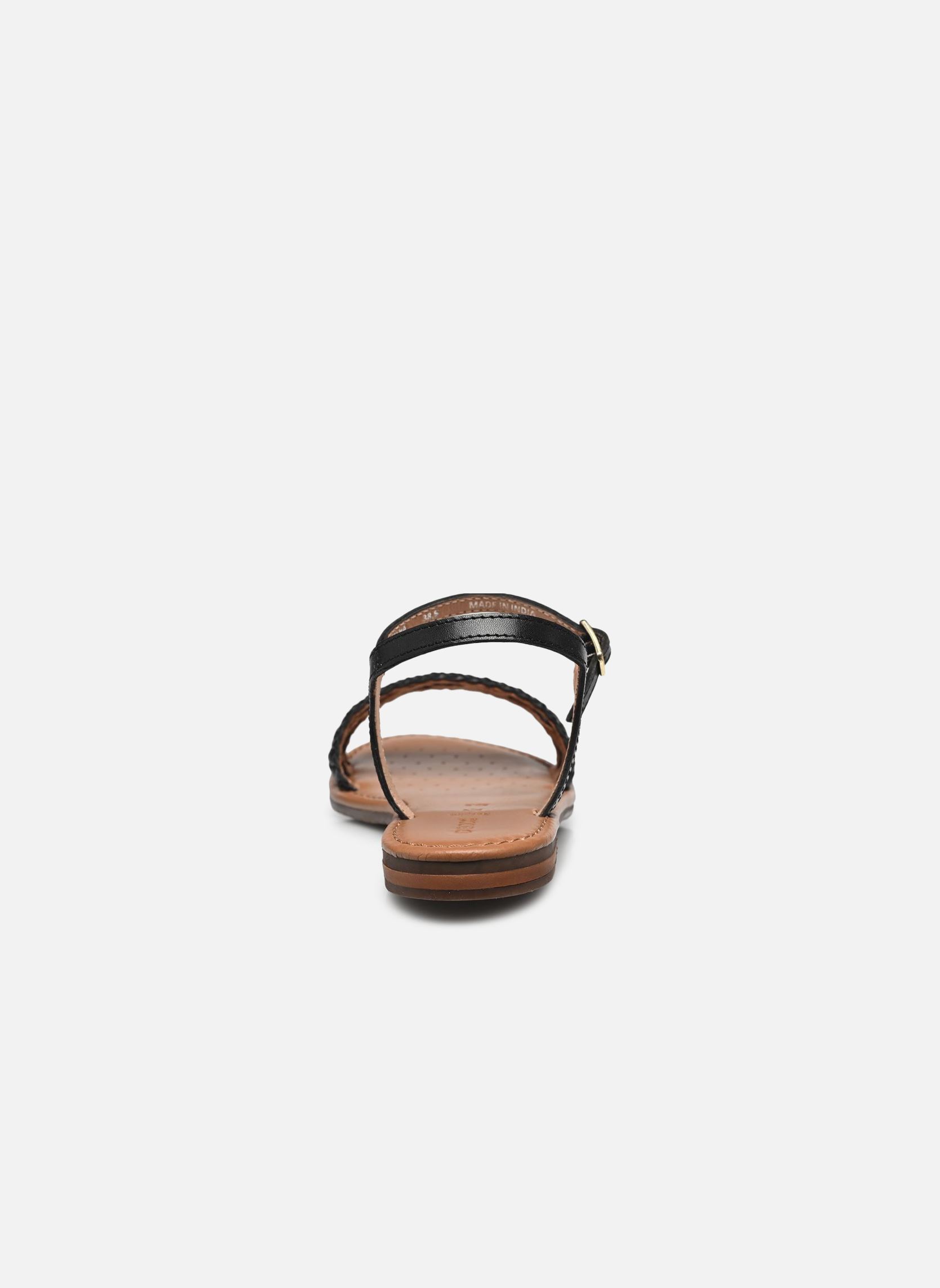 Sandales plates D SOZY S 1 femme noir Geox Sandales plates D SOZY S 1 femme noir Noir
