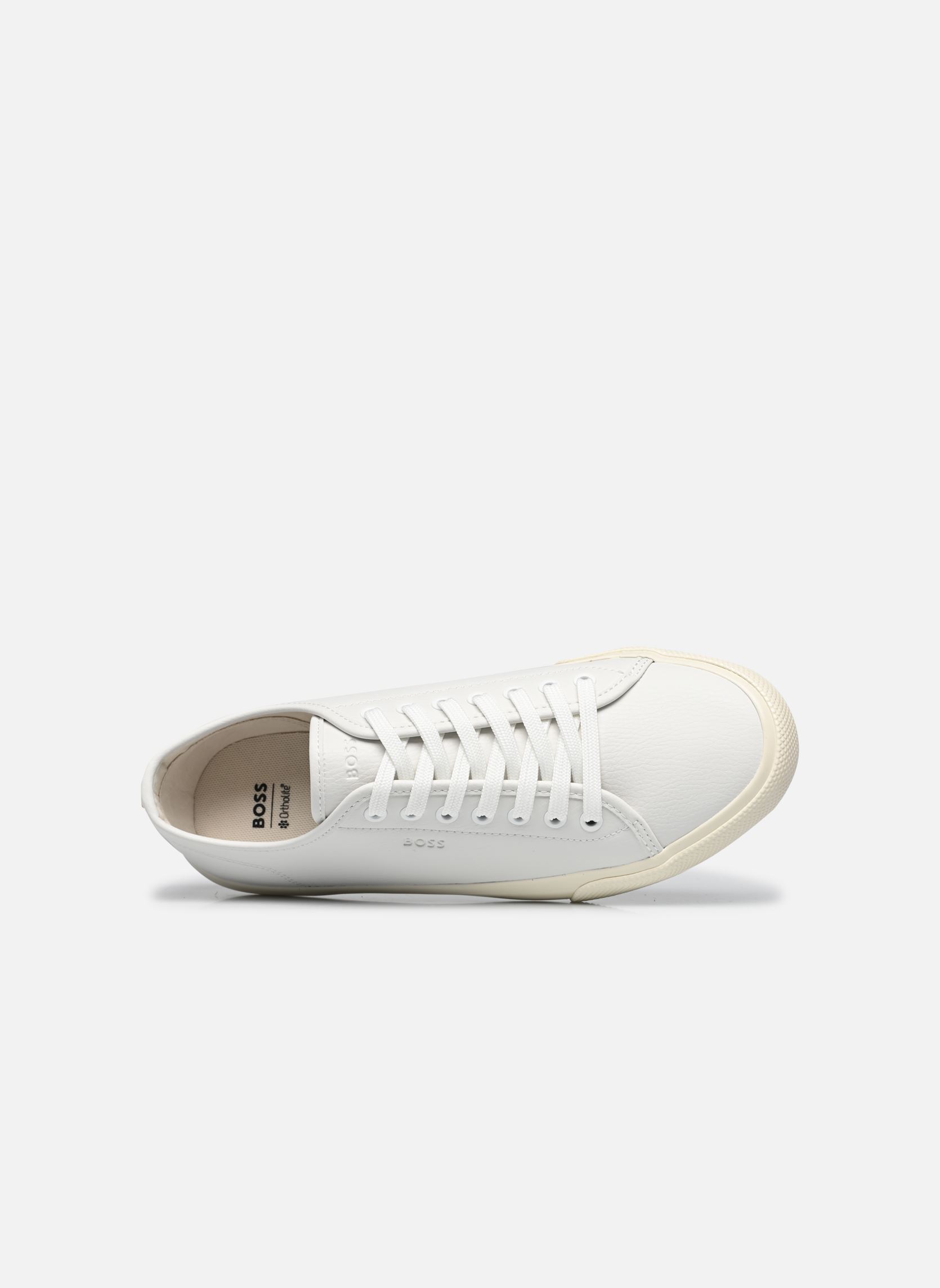 Baskets Aiden_Tenn_sgrpu homme blanc BOSS Baskets Aiden_Tenn_sgrpu homme blanc 102-Natural