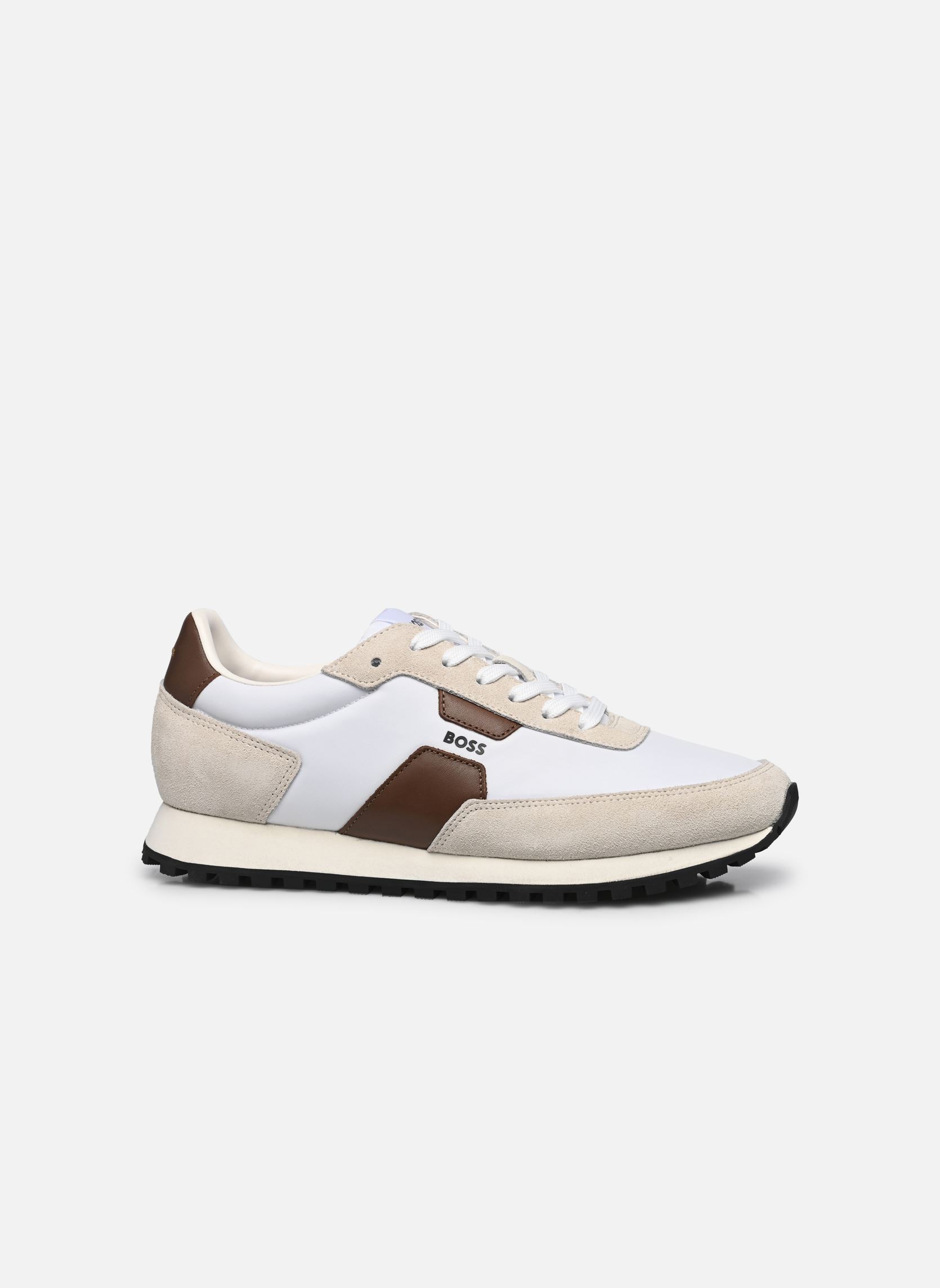 Niedrige Sneaker Parkour-L_Runn_nybsd herren beige BOSS Niedrige Sneaker Parkour-L_Runn_nybsd herren beige 122-Open White
