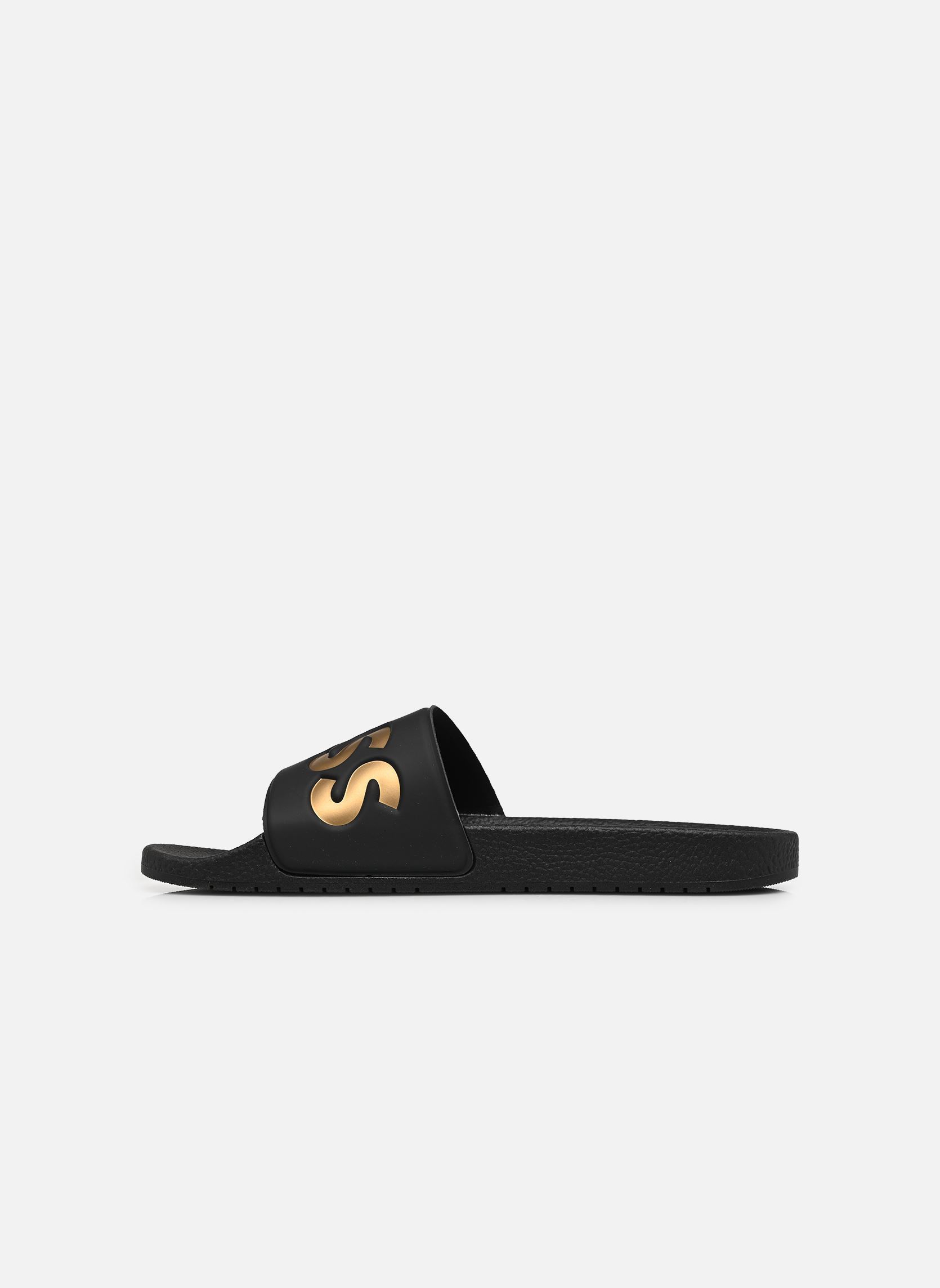 Sandales de bain Aryeh_Slid_npvlg homme noir BOSS Sandales de bain Aryeh_Slid_npvlg homme noir 007-Black