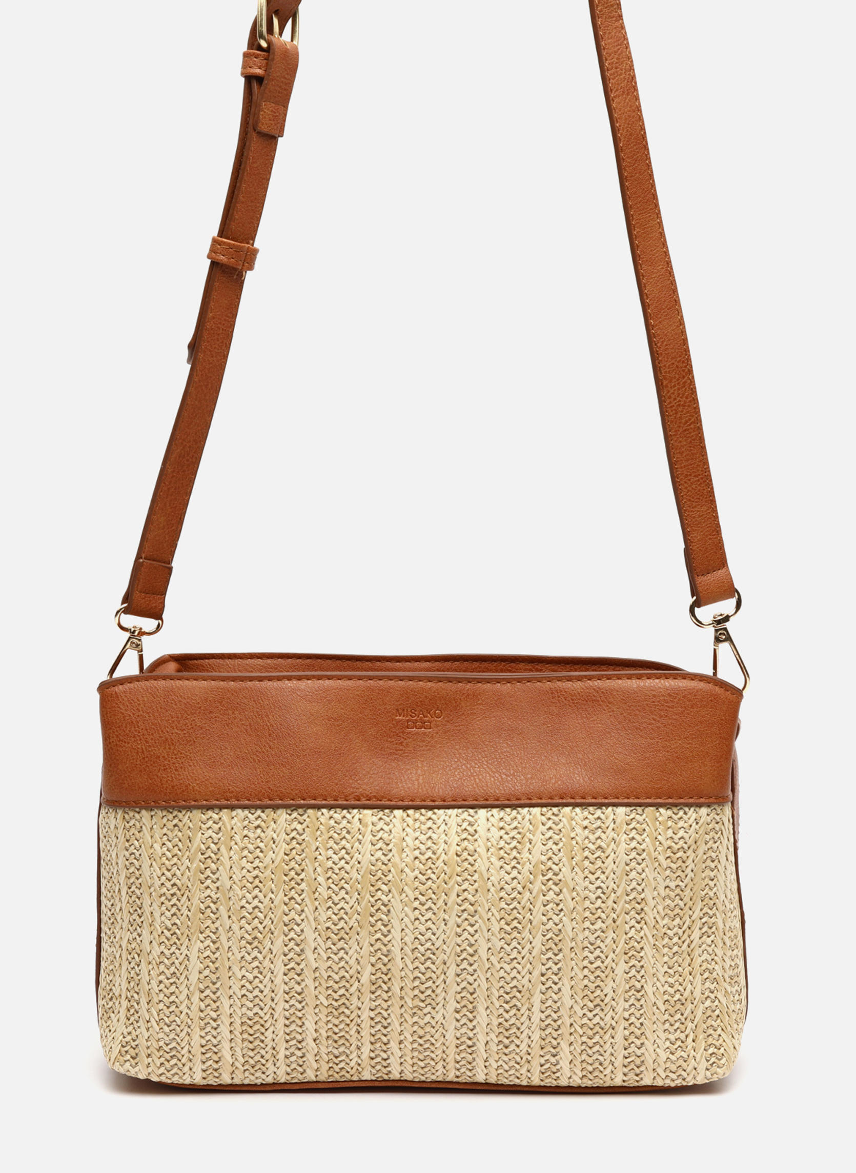 Sacs à main Sac en raphia Rangri Ligth brown femme marron Misako Sacs à main Sac en raphia Rangri Ligth brown femme marron Marron clair