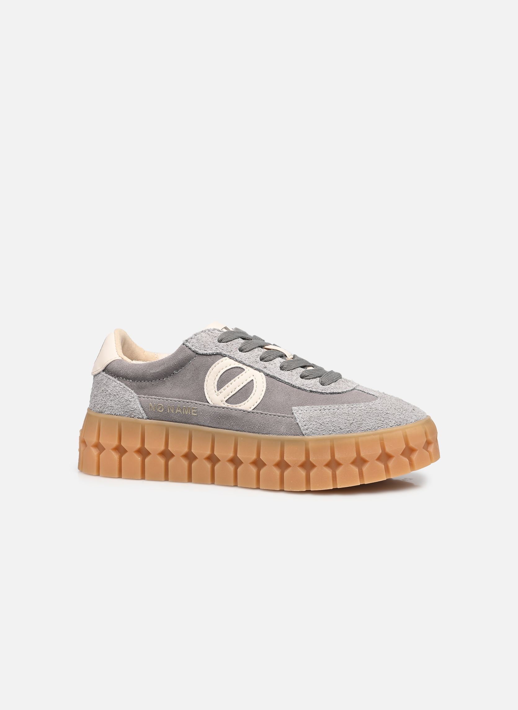Lage sneakers Play Side dames grijs No Name Lage sneakers Play Side dames grijs CIMENT/SMOKE/DOVE