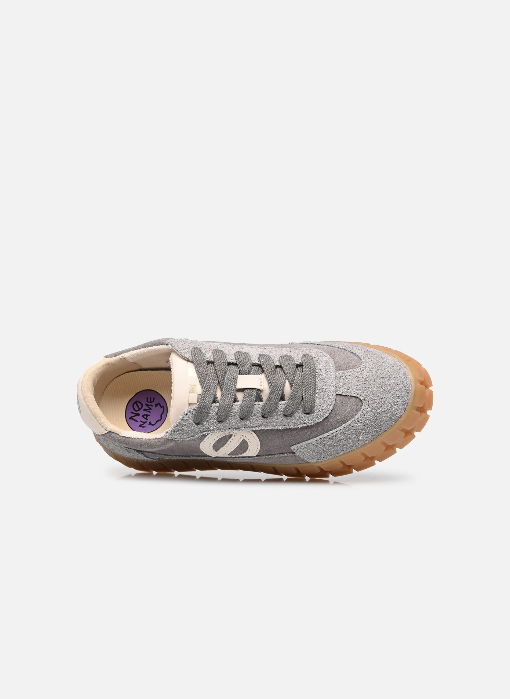 Lage sneakers Play Side dames grijs No Name Lage sneakers Play Side dames grijs CIMENT/SMOKE/DOVE
