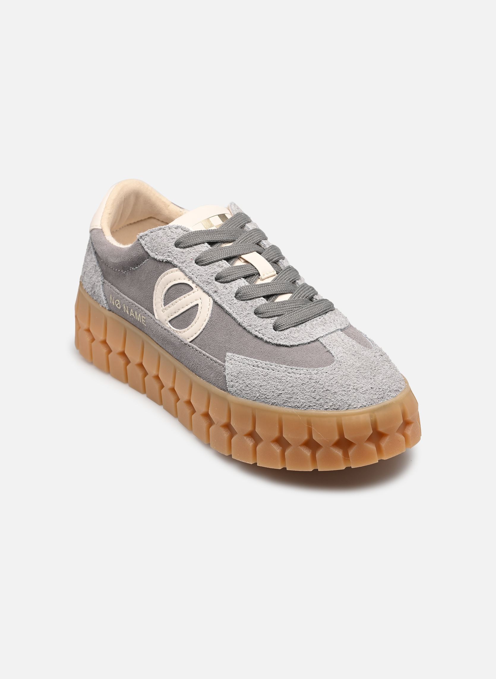 Lage sneakers Play Side dames grijs No Name Lage sneakers Play Side dames grijs CIMENT/SMOKE/DOVE