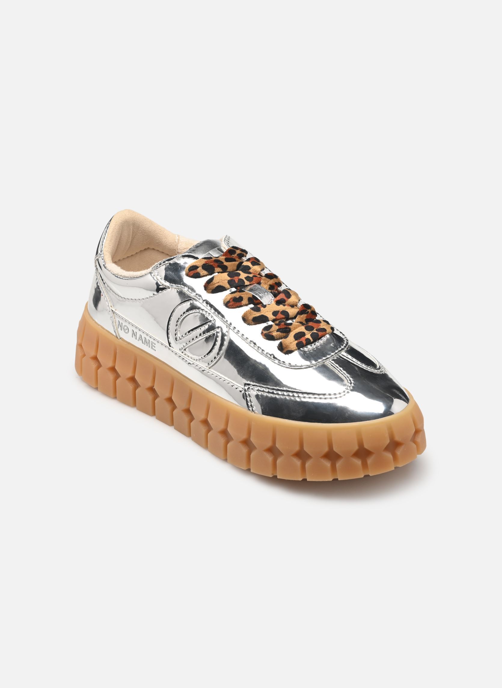Niedrige Sneaker Play Side damen silber No Name Niedrige Sneaker Play Side damen silber SILVER