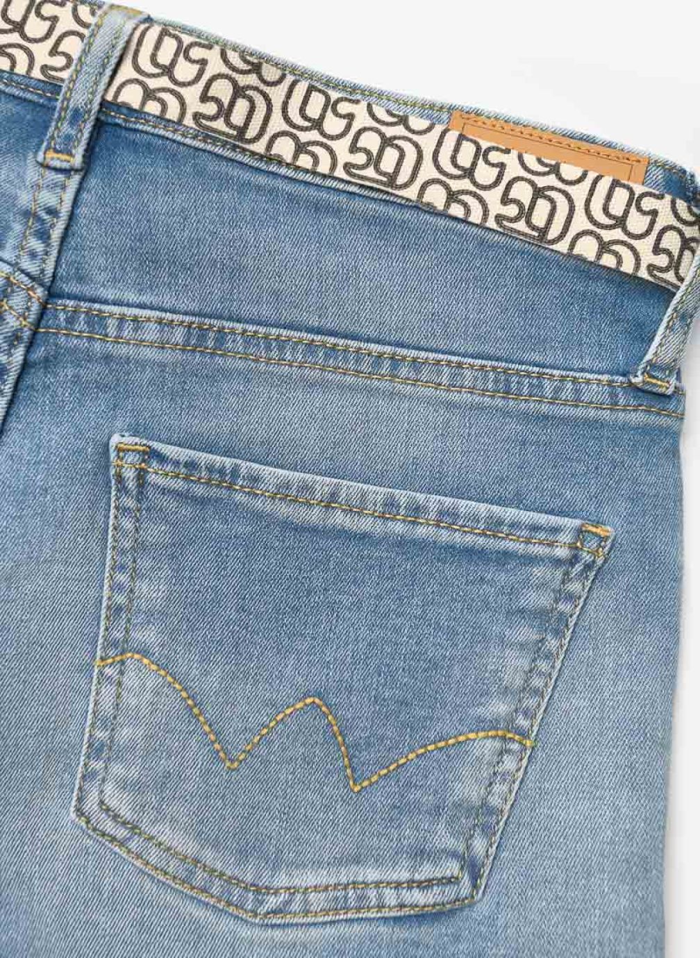 Le Temps Des Cerises Short Bloom Jeans Bleu - Coupe Tendance Avec Poches