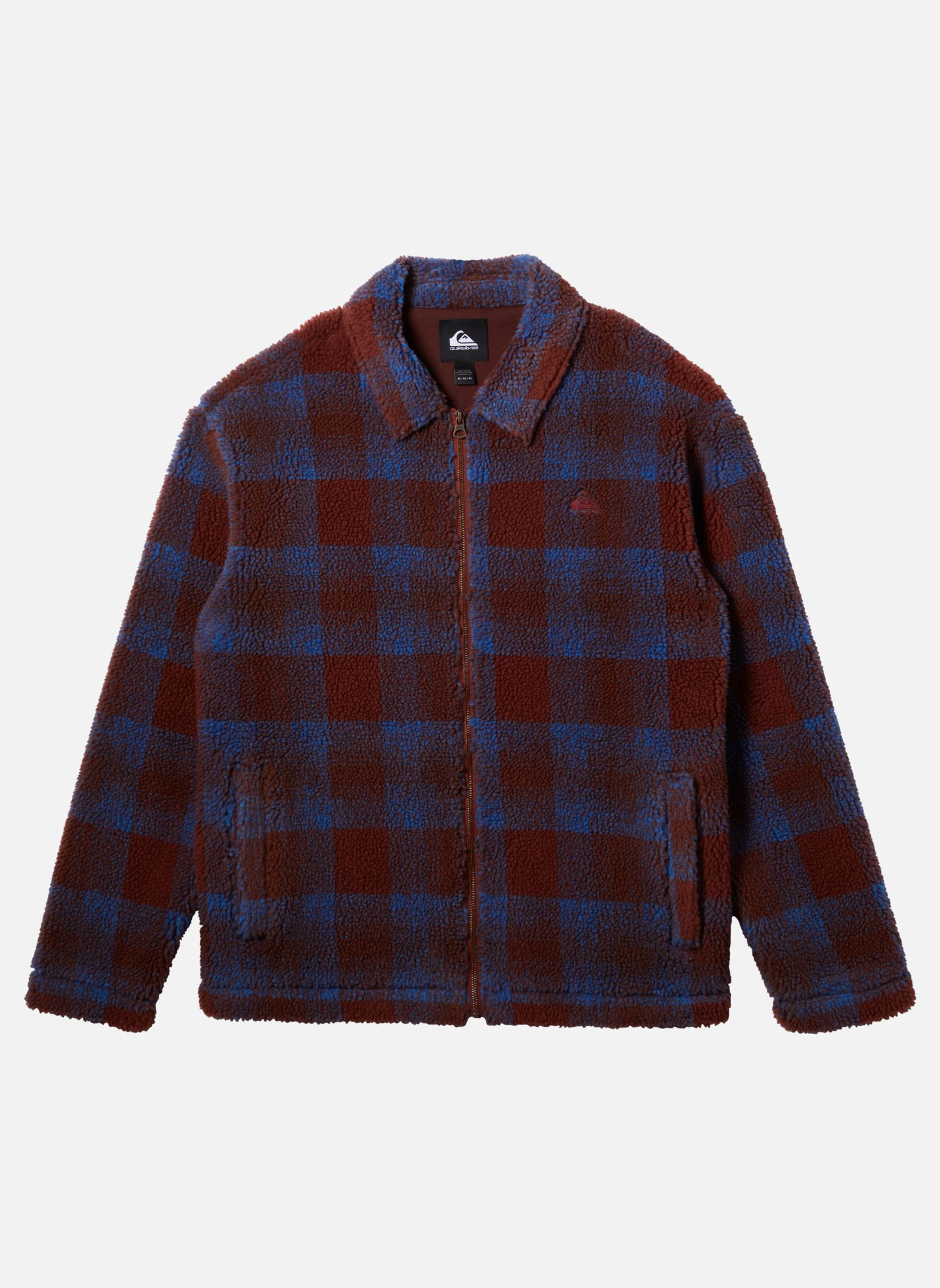 Vestes polaires Deck garçon marron Quiksilver Vestes polaires Deck garçon marron Marron