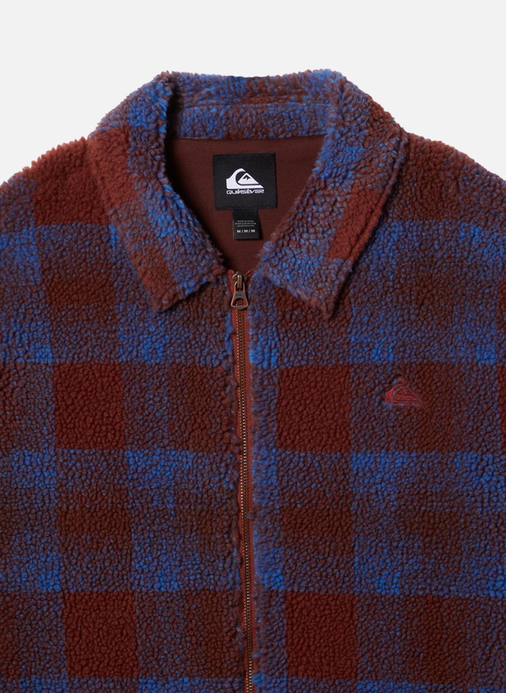 Vestes polaires Deck garçon marron Quiksilver Vestes polaires Deck garçon marron Marron