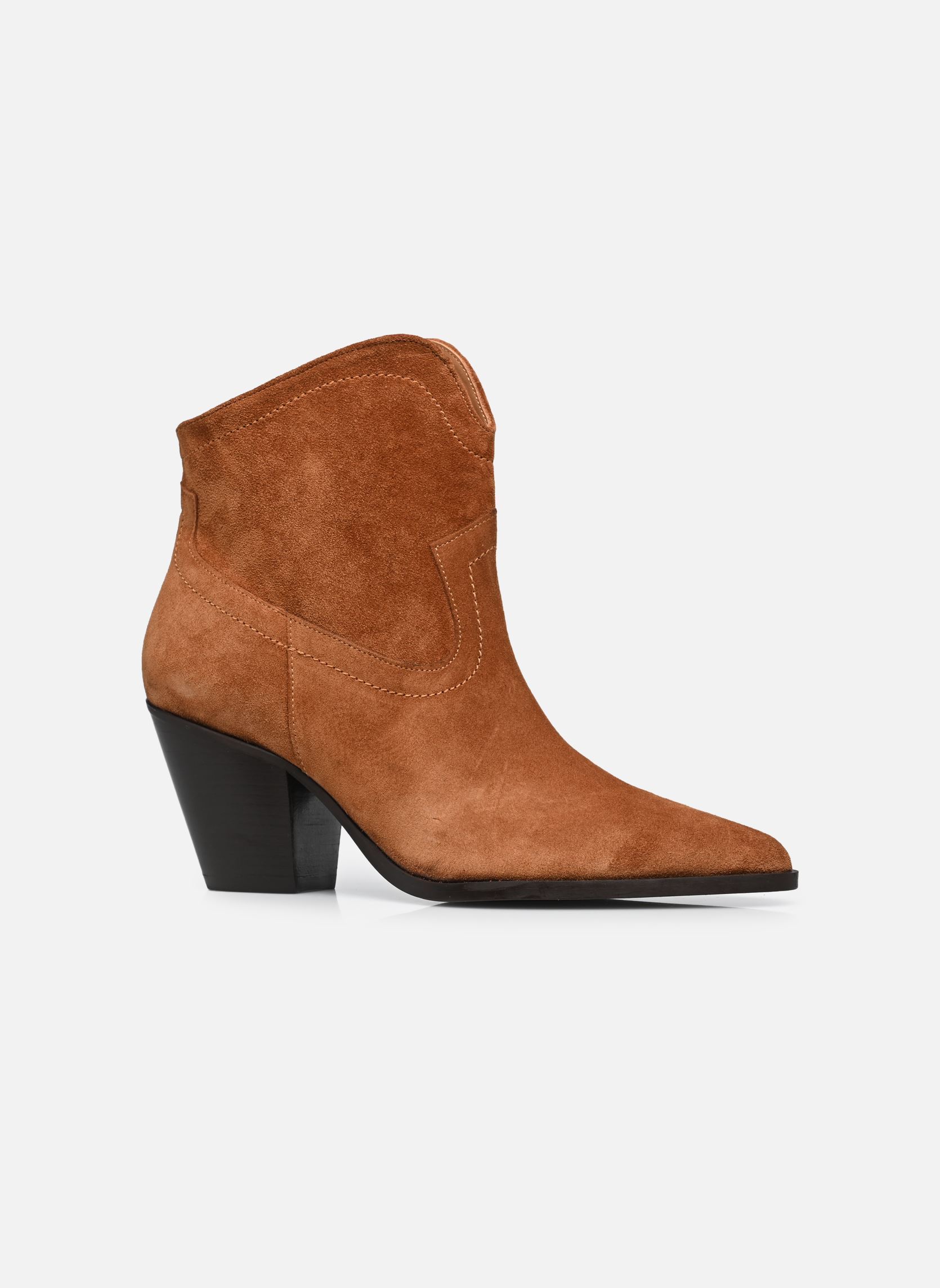 Bottines santiags Arcow femme marron Georgia Rose Bottines santiags Arcow femme marron COGNAC