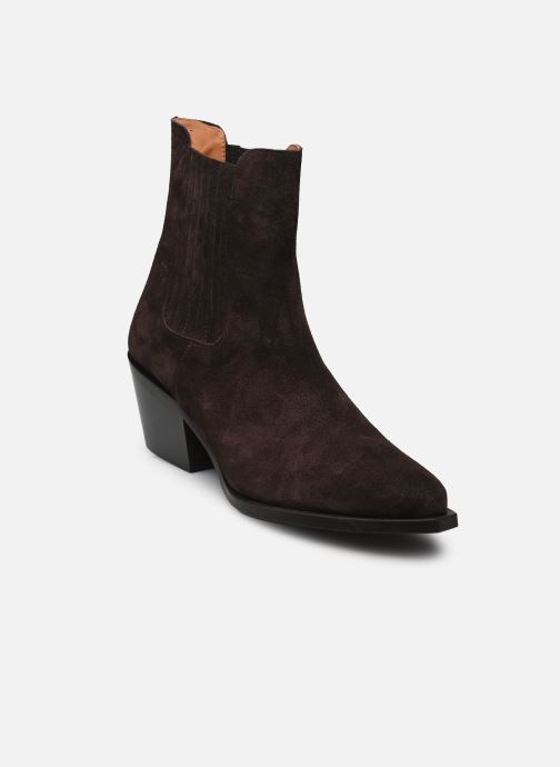 Georgia Rose Bottines santiags Arpeau femme marron