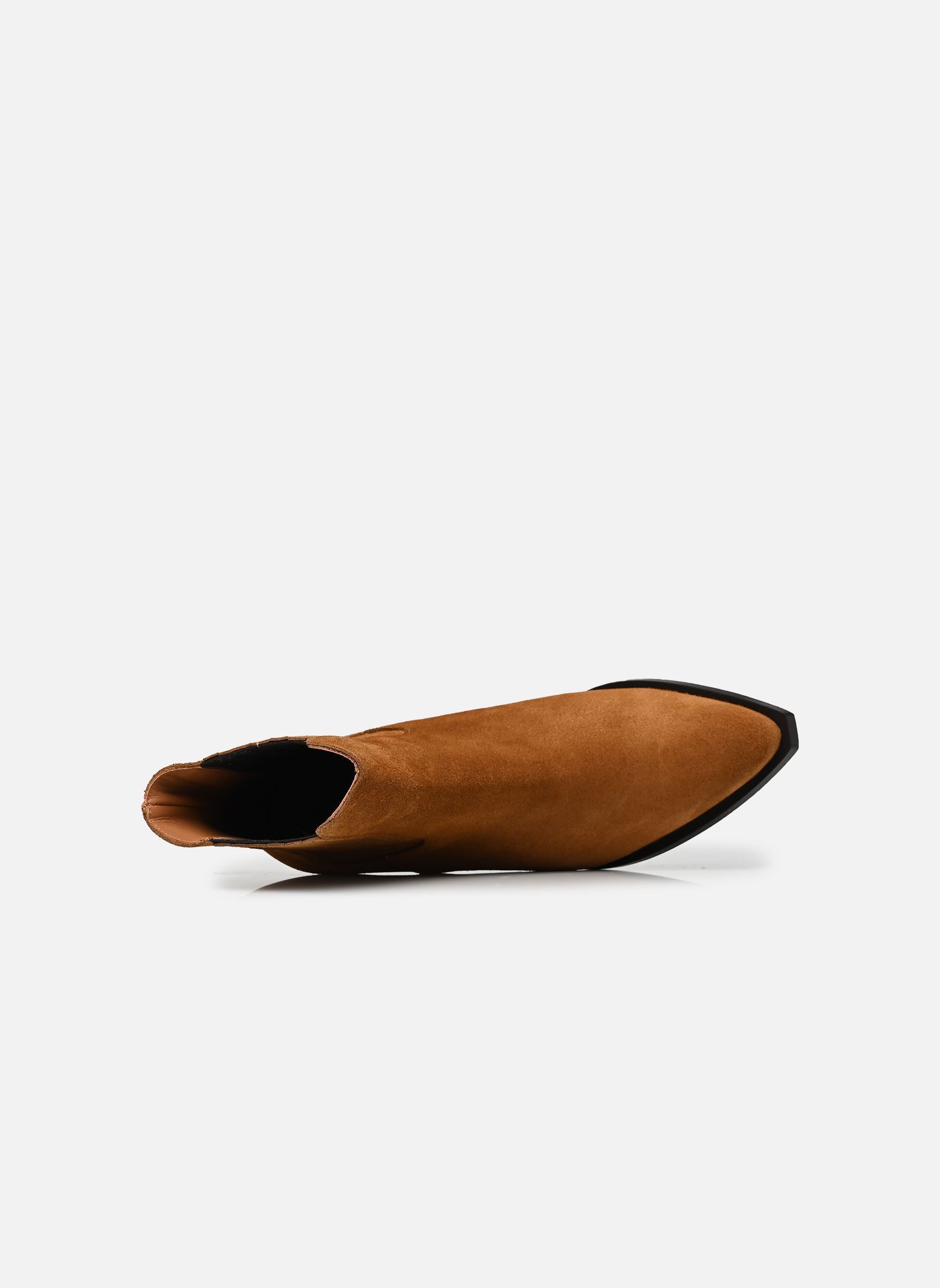 Bottines santiags Arpeau femme marron Georgia Rose Bottines santiags Arpeau femme marron COGNAC