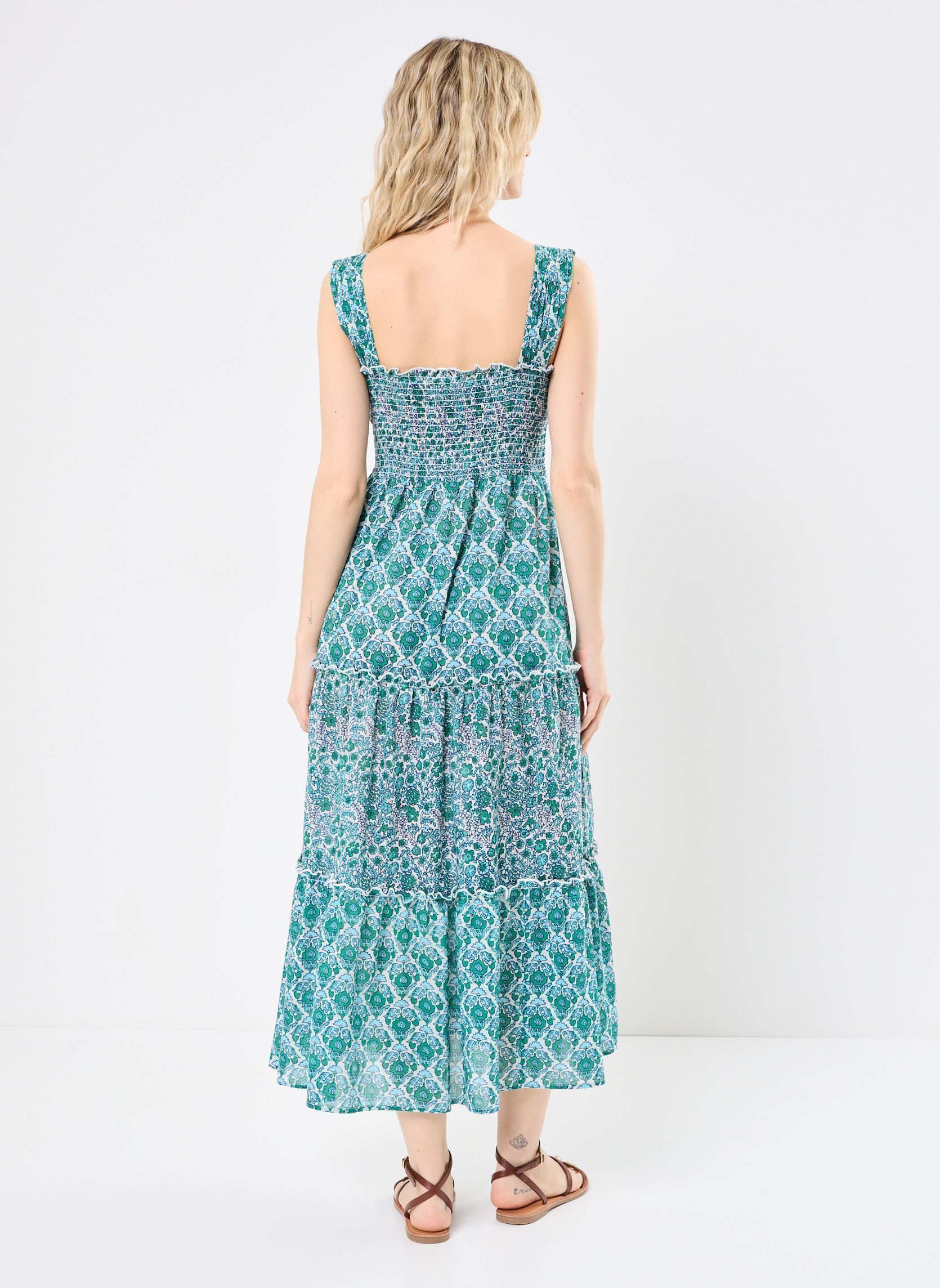 Vestiti lunghi RON_INDIAN donna blu Jolie Jolie Petite Mendigote Vestiti lunghi RON_INDIAN donna blu EMERAUDE