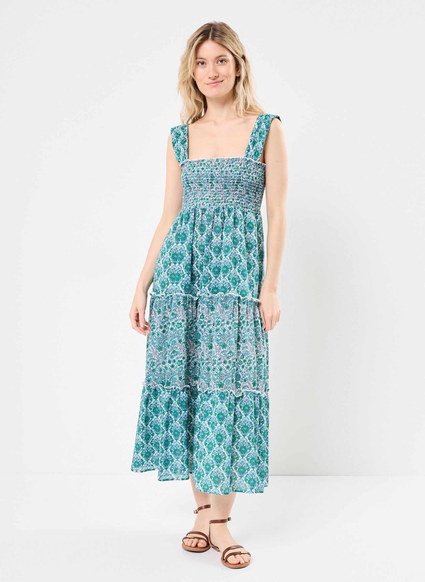 Vestiti lunghi RON_INDIAN donna blu Jolie Jolie Petite Mendigote Vestiti lunghi RON_INDIAN donna blu EMERAUDE